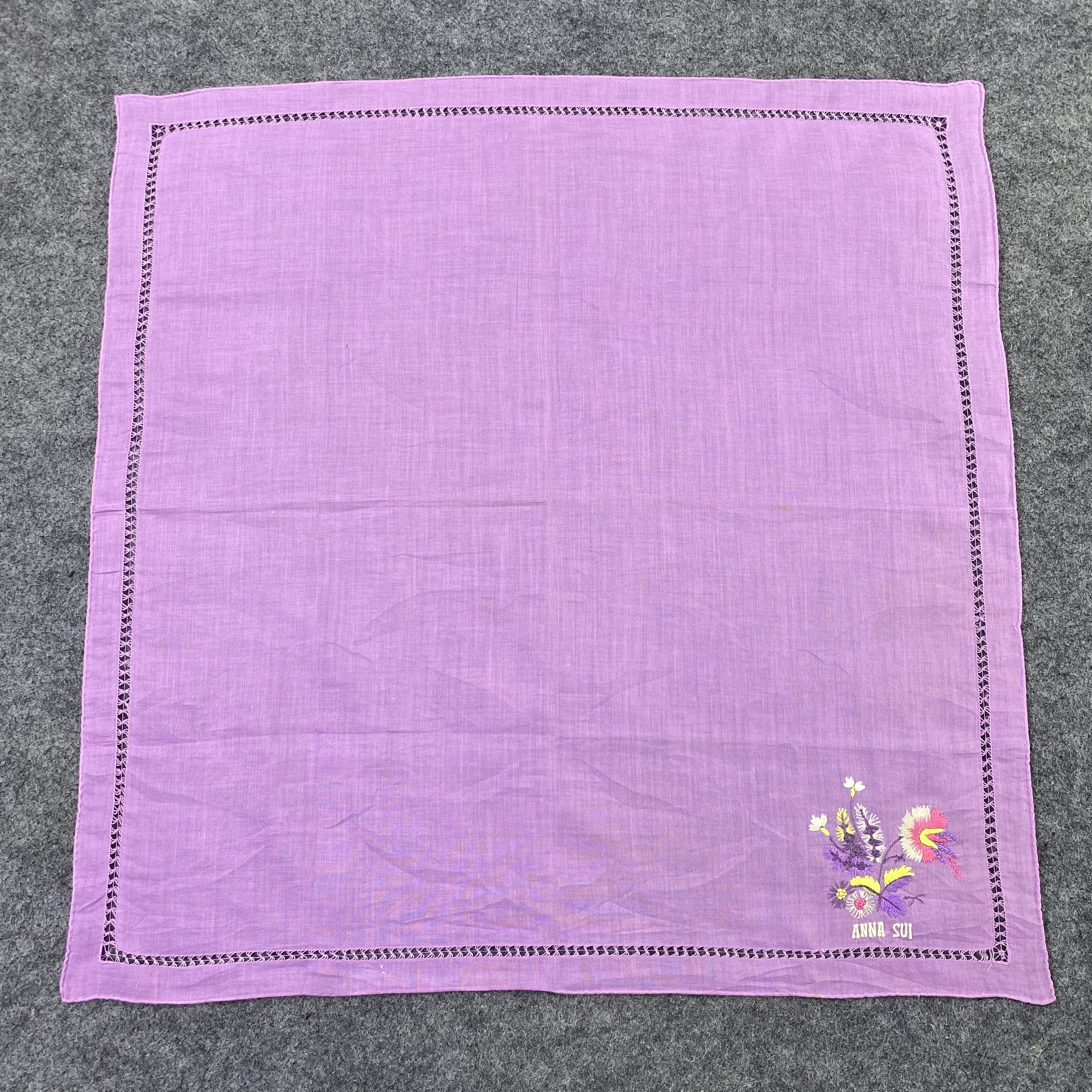 Anna Sui Anna Sui Handkerchief Neckerchief Bandana-B1563 Size ONE SIZE - 3 Thumbnail