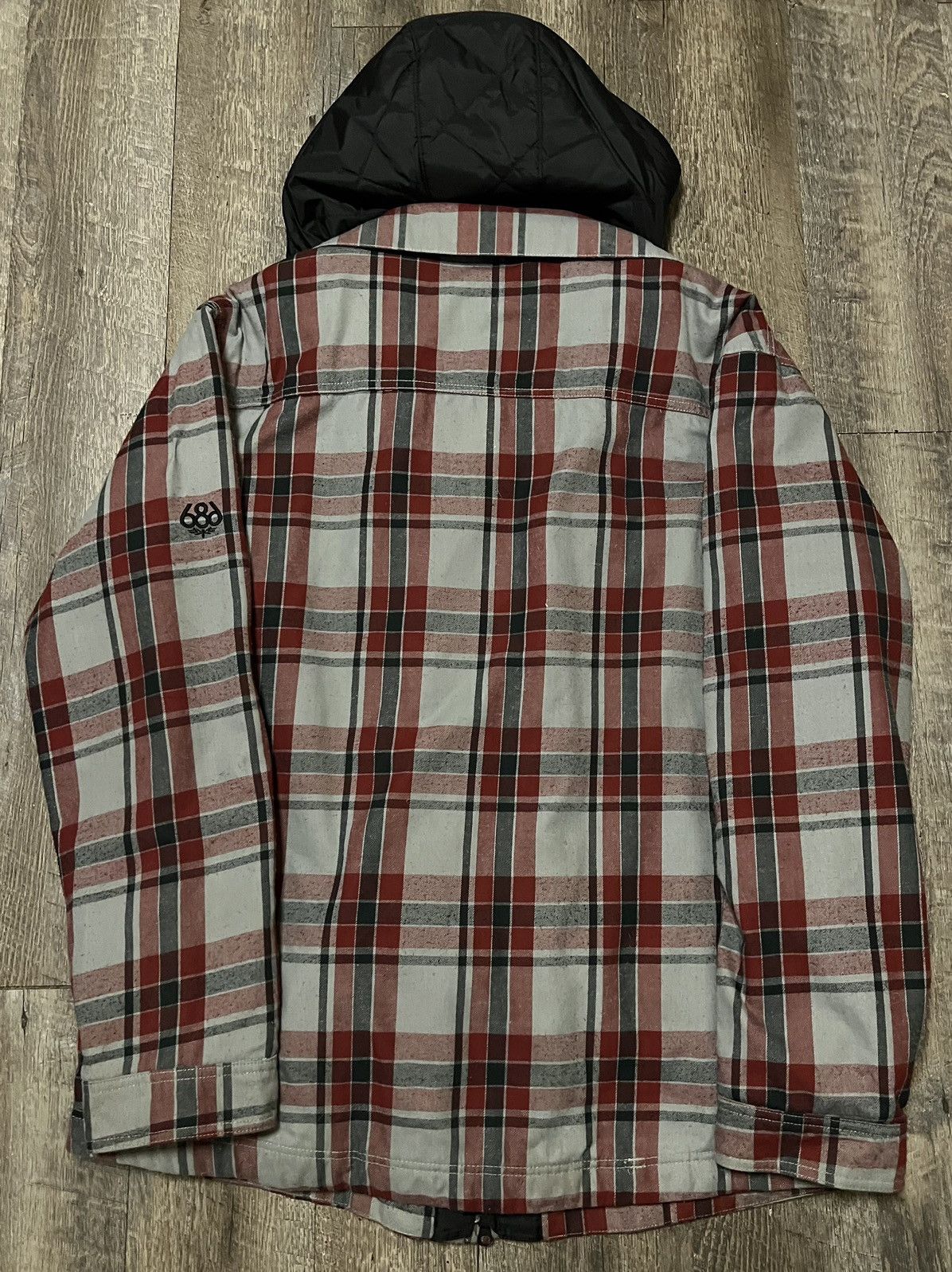 686 × Fallen 686 Fallen Michael Akira West Flannel Snowboarding Jacket XL Size US XL / EU 56 / 4 - 6 Thumbnail