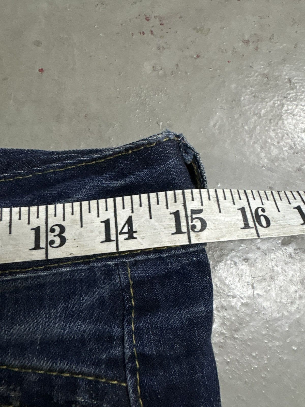 If Six Was Nine Japanese Brand Lolita Mud Wash Flare Heavy Distressed Jeans Size US 30 / EU 46 - 17 Thumbnail