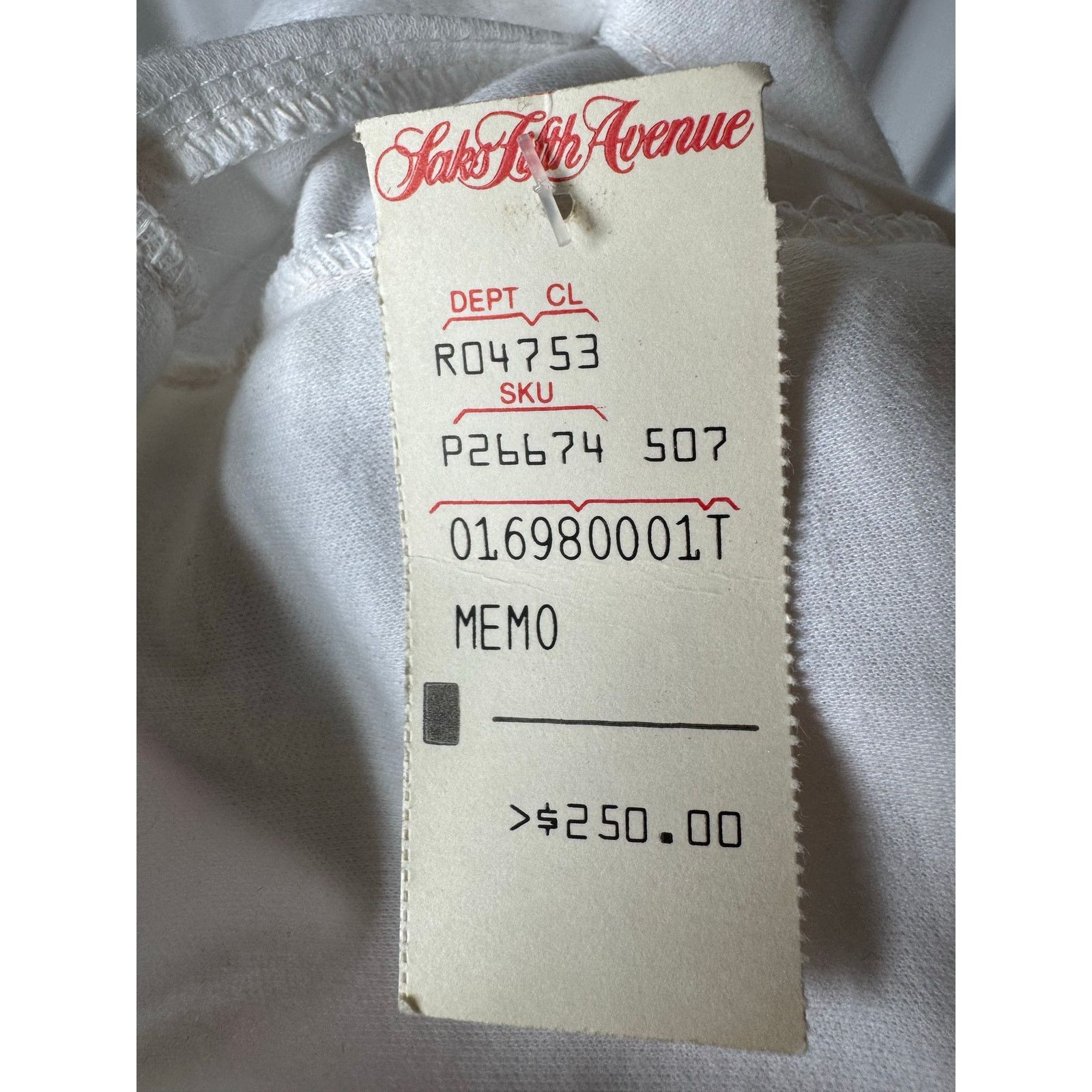Vintage NWT Marcy & Co 1970s–80s White Rhinestone Caftan Gown sash M Size M / US 6-8 / IT 42-44 - 11 Thumbnail