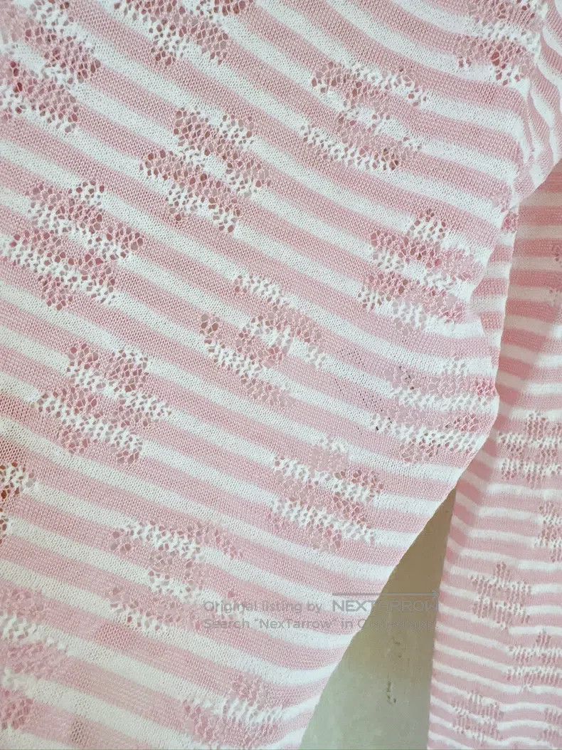 Chanel Chanel 24C Early Spring Vacation Pink and White Striped Ho Size XS / US 0-2 / IT 36-38 - 7 Thumbnail