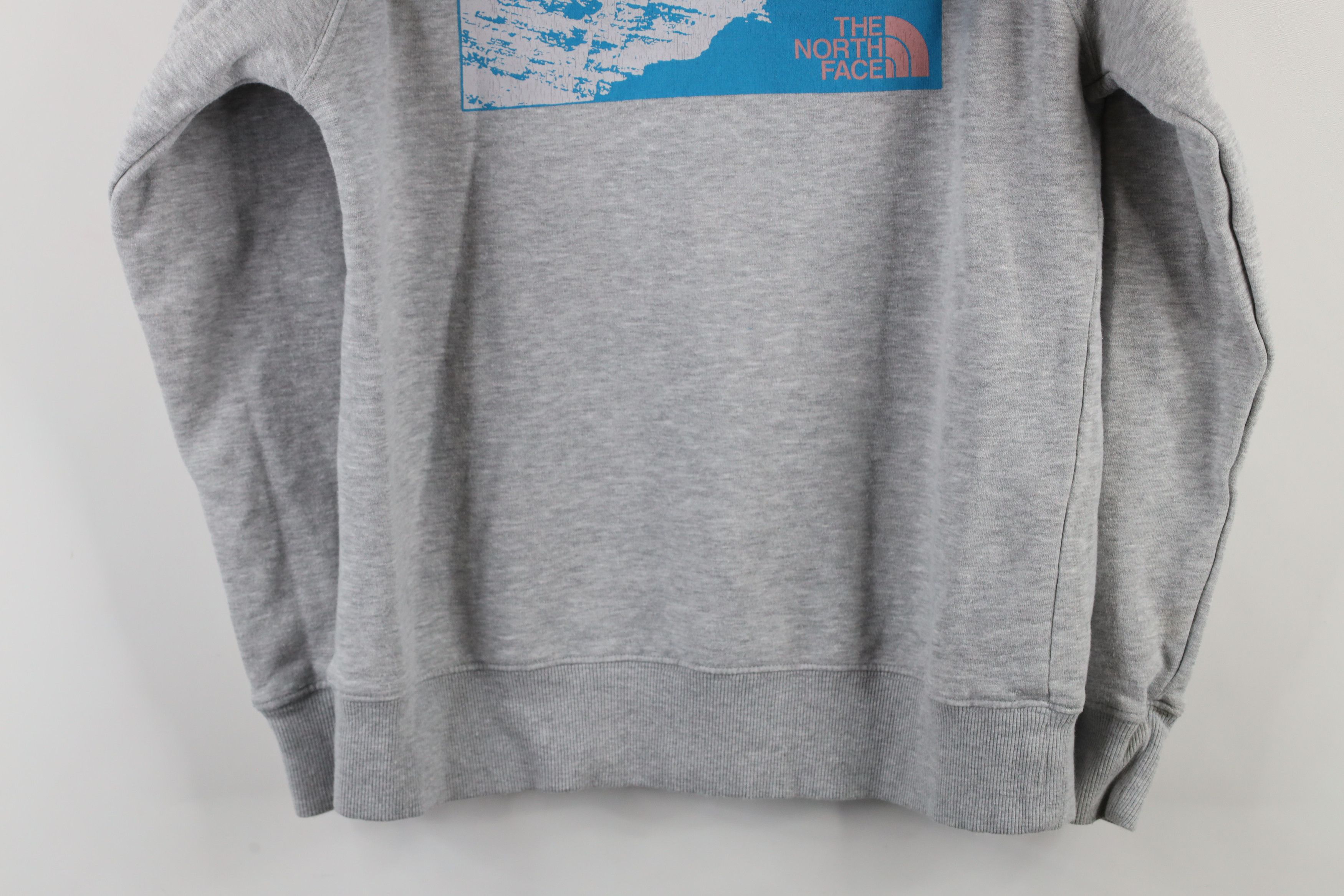 The North Face × Vintage Vintage The North Face Script Hoodie Sweatshirt Gray Size S / US 4 / IT 40 - 11 Thumbnail