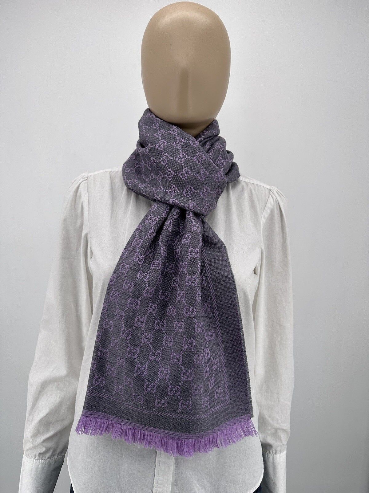 Gucci New Gucci Scarf Size-48x180cm Size ONE SIZE - 1 Thumbnail