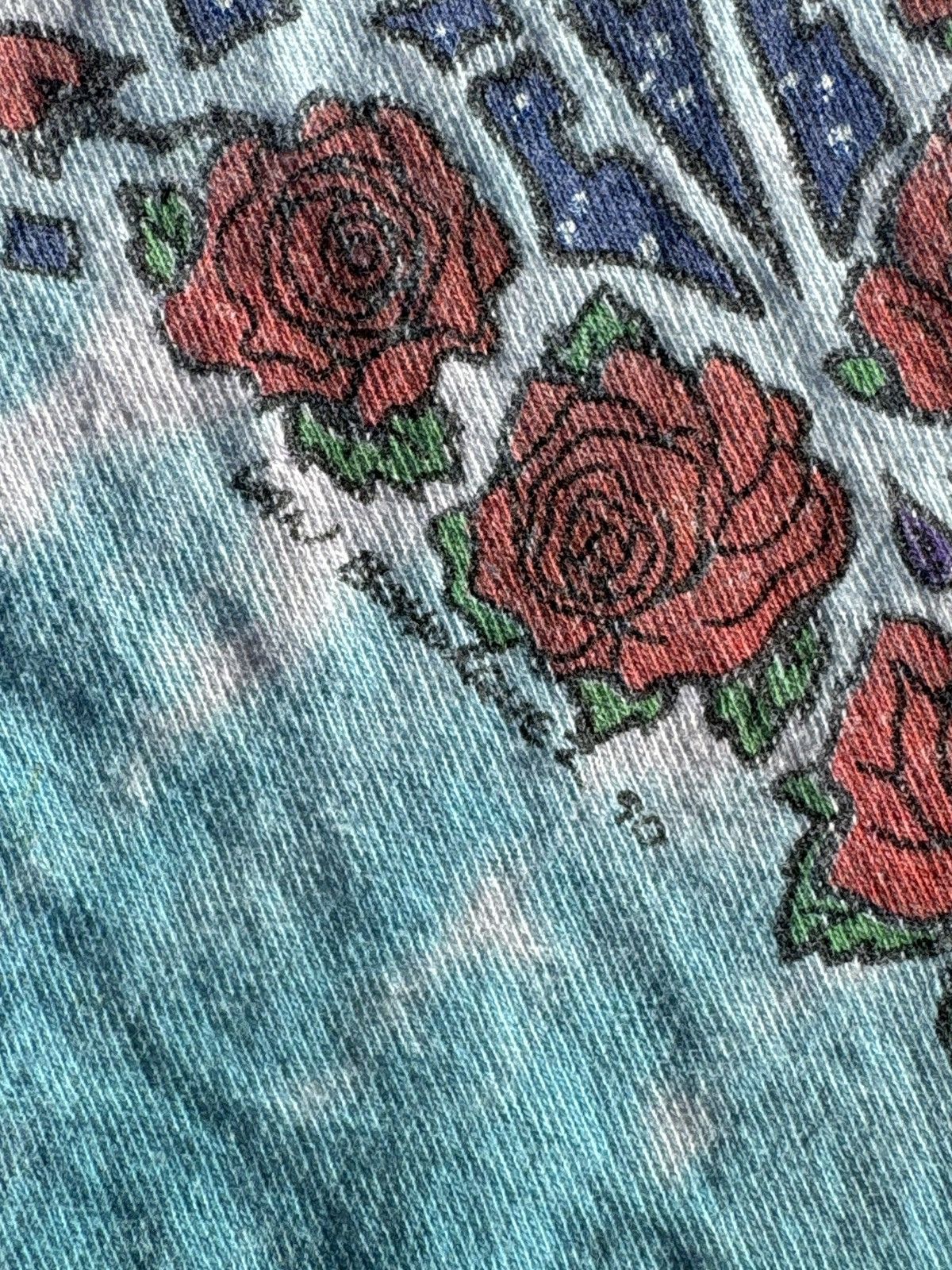Liquid Blue 1991 Grateful Dead Liquid Blue Tee NYE Tie Dye Concert Tour Size US L / EU 52-54 / 3 - 11 Thumbnail