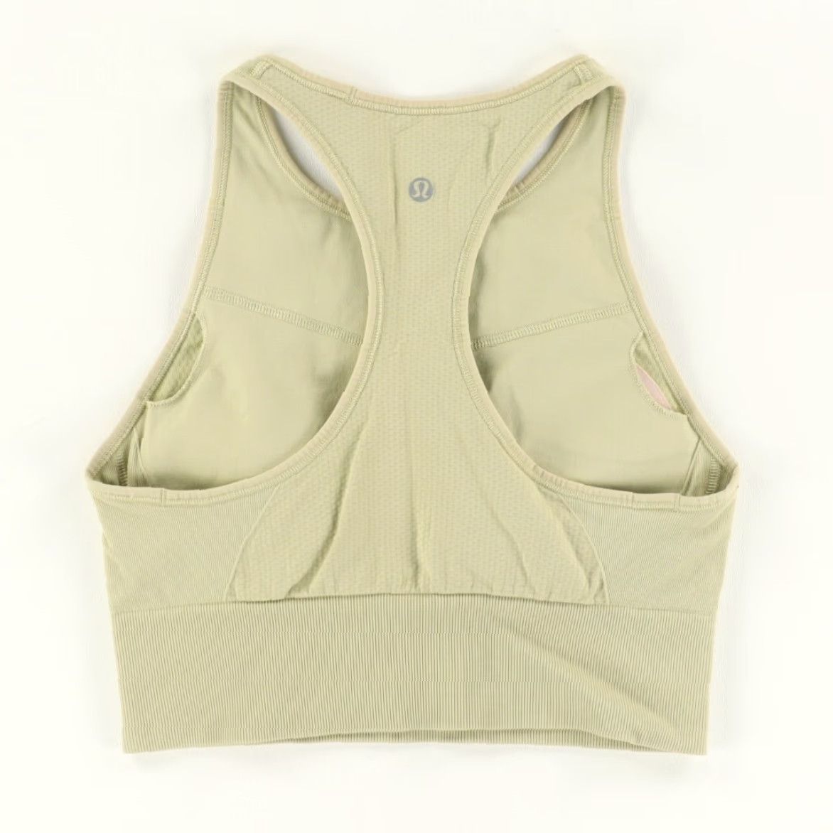 Lululemon VINTAGE Lululemon Ebb to Train Bra Green Women's 6 Shirt Size ONE SIZE - 4 Thumbnail