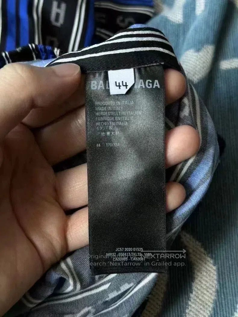 Balenciaga Balenciaga Striped Print Shorts. Size US 28 / EU 44 - 4 Thumbnail
