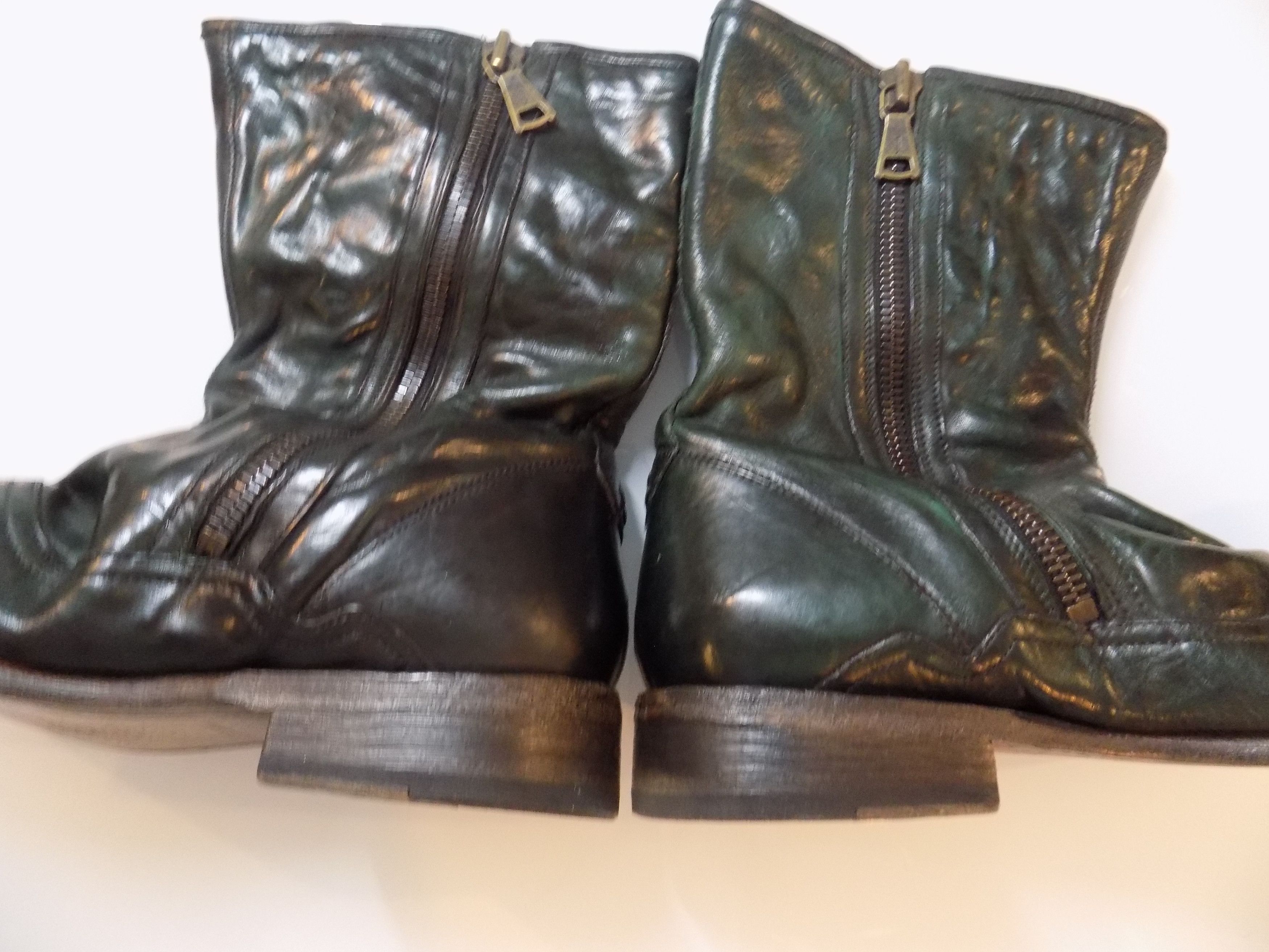John Varvatos Bowery 7 Button Boot - Rare Size US 11 / EU 44 - 4 Thumbnail