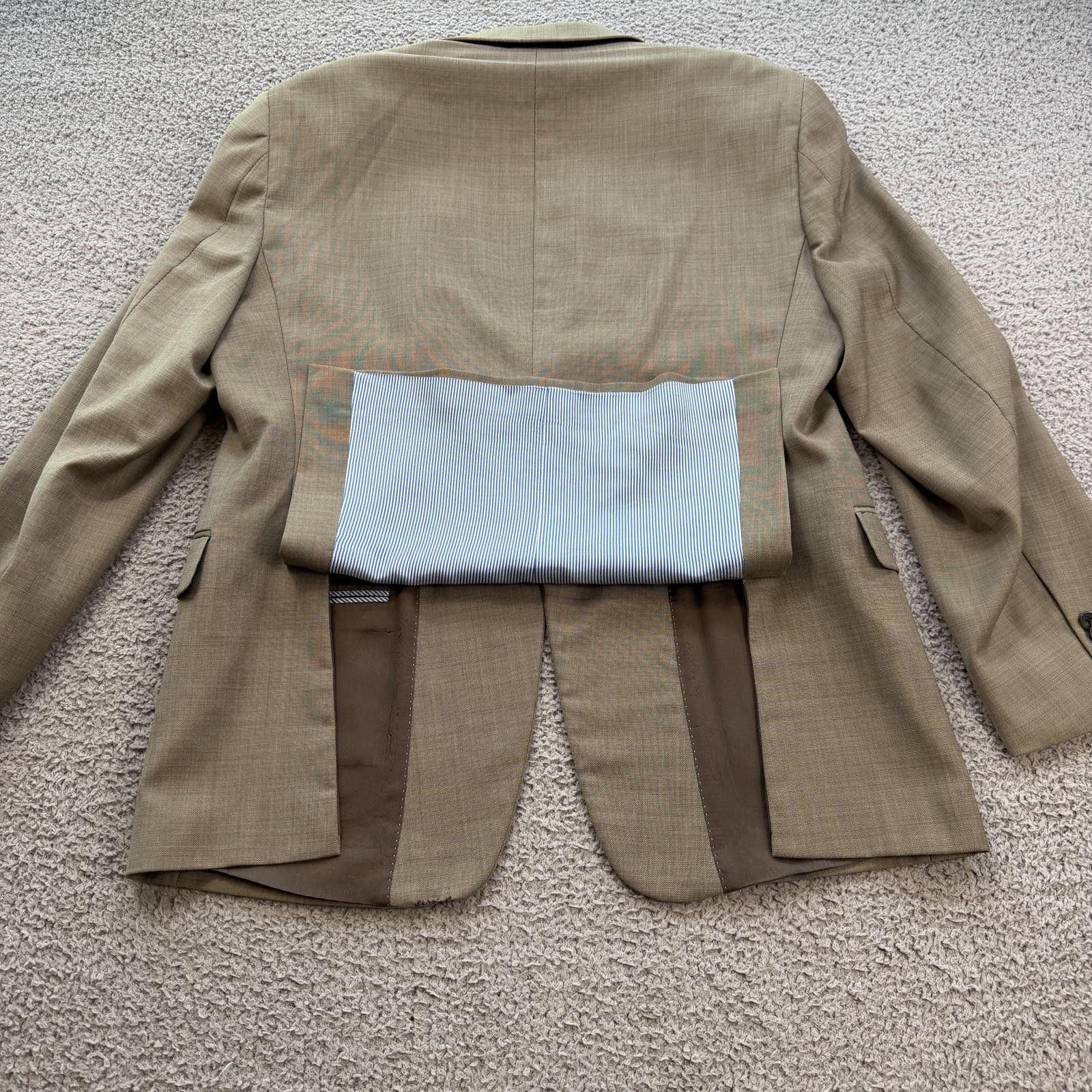 Tommy Hilfiger Tommy Hilfiger Tan Blazer Men 40R Classic Fit Sport Coat Size 40R - 9 Thumbnail
