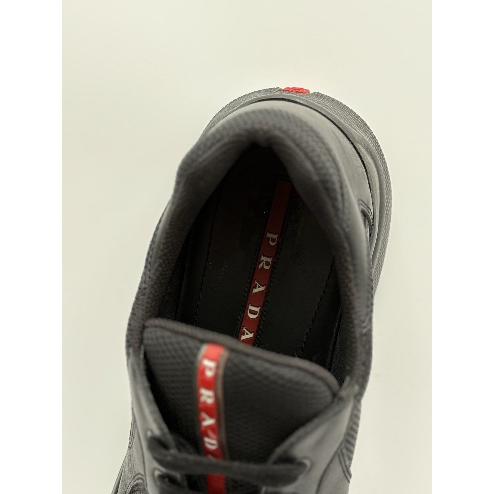 Prada Prada Americas Cup ' Black Leather ' | SUPER CLEAN! Size US 10 / EU 43 - 6 Thumbnail