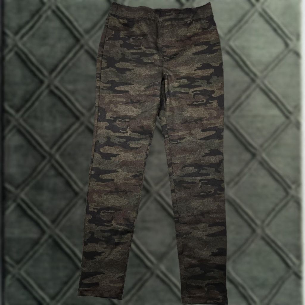 Sanctuary Sanctuary Green Camouflage Jeggings Womens Medium Pull-On Mid Rise Size 29" - 1 Thumbnail