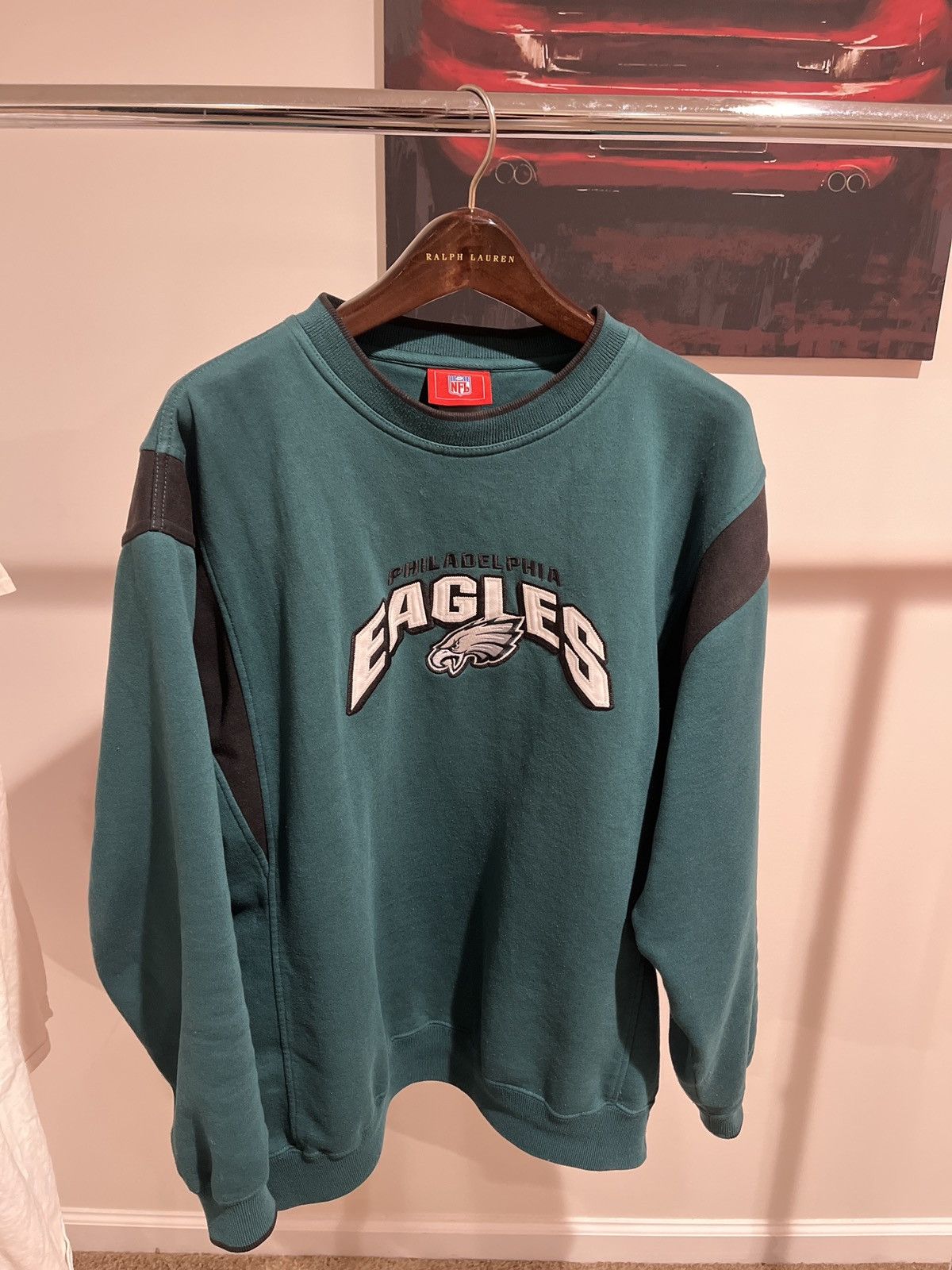 NFL Vintage Eagles NFL Crewneck – Rare 90s/00s Piece Size US XL / EU 56 / 4 - 1 Thumbnail