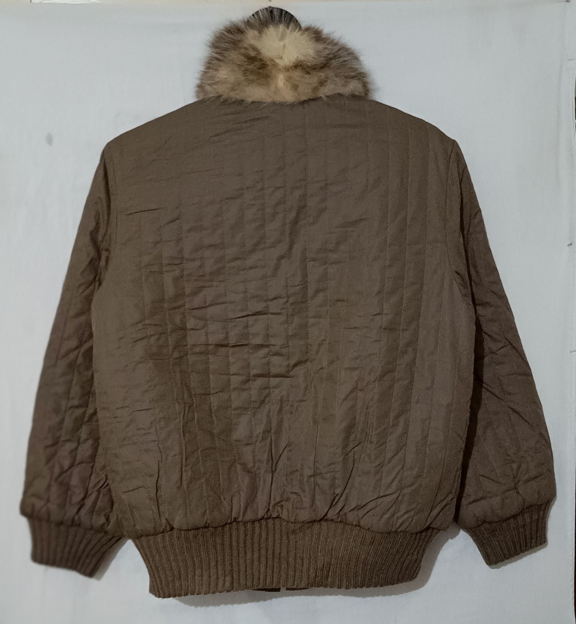 14th Addiction FAUX FUR CROPPED MOHAIR BOMBER reversible JACKET Size US S / EU 44-46 / 1 - 5 Thumbnail