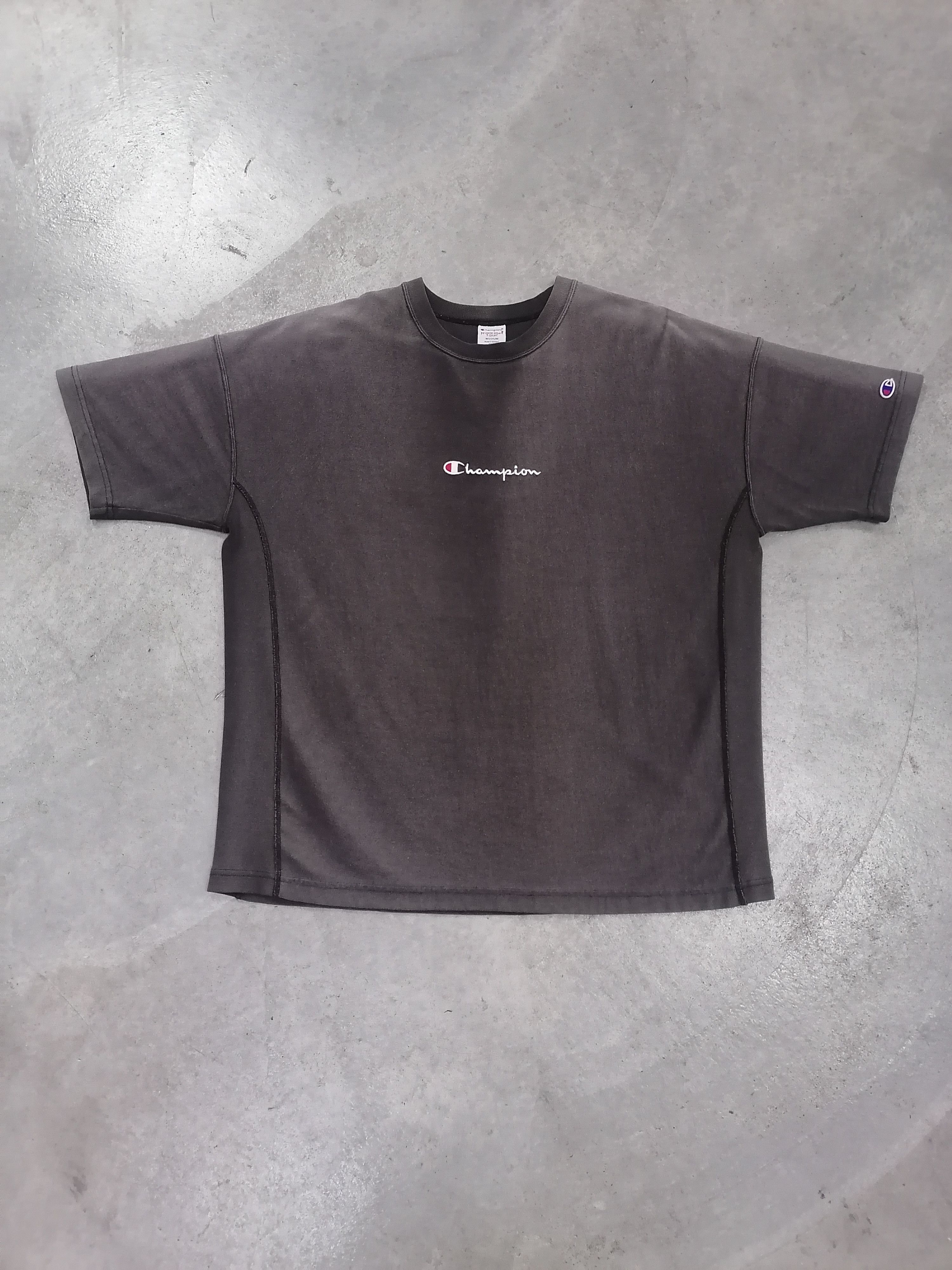 Champion Vintage Trashed Faded Champion Reverse Weave Tee Size US M / EU 48-50 / 2 - 1 Thumbnail