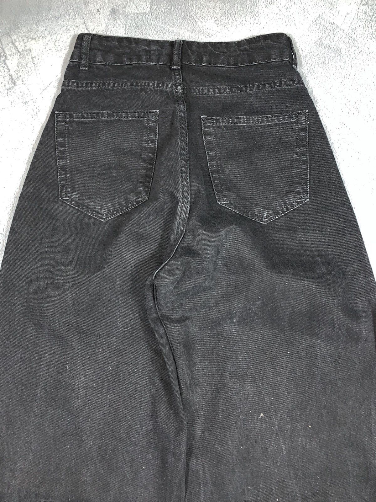 Japanese Brand × Vintage Vintage Y2K Japanese wide flared denim pants streetwear 26 Size 26" / US 2 / IT 38 - 5 Thumbnail