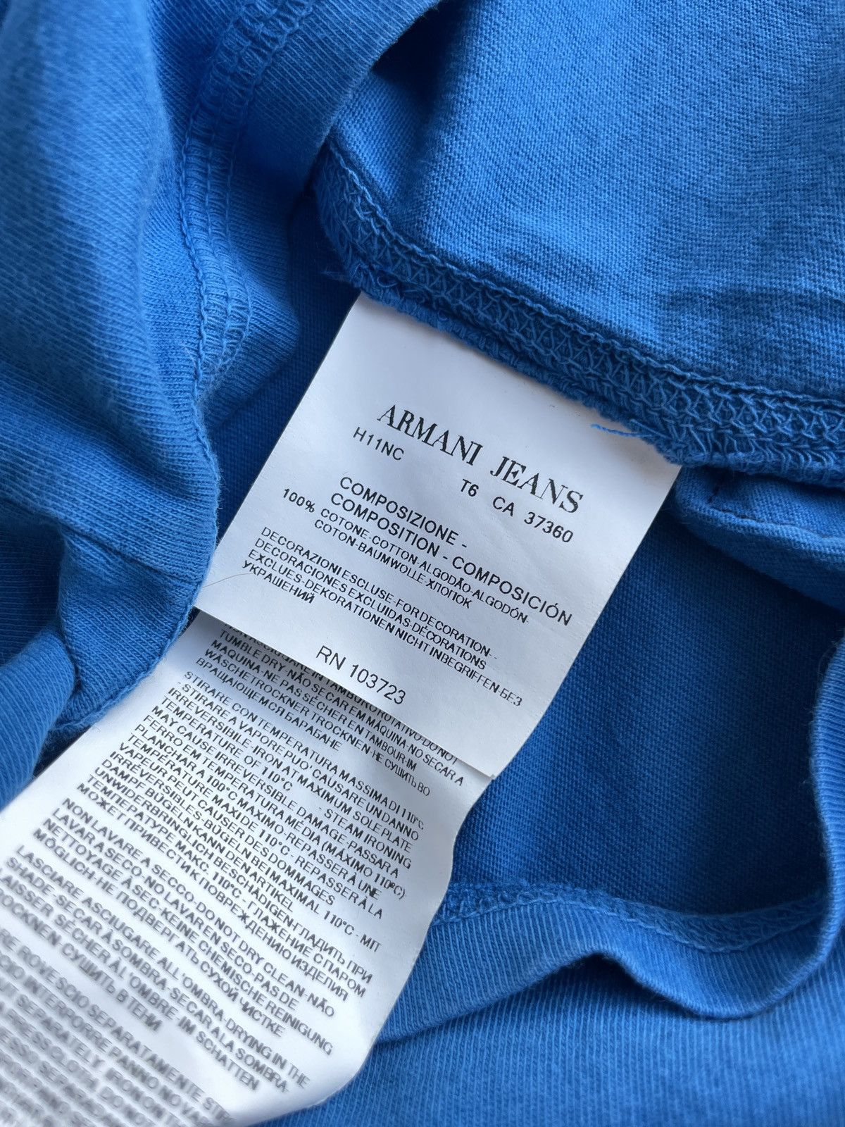 Armani Armani Jeans T-Shirt Size US M / EU 48-50 / 2 - 8 Thumbnail