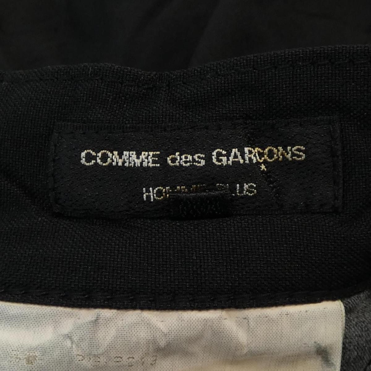 Comme des Garcons Homme Shorts Plain Saruel Half Pants Black Size US 33 - 4 Thumbnail