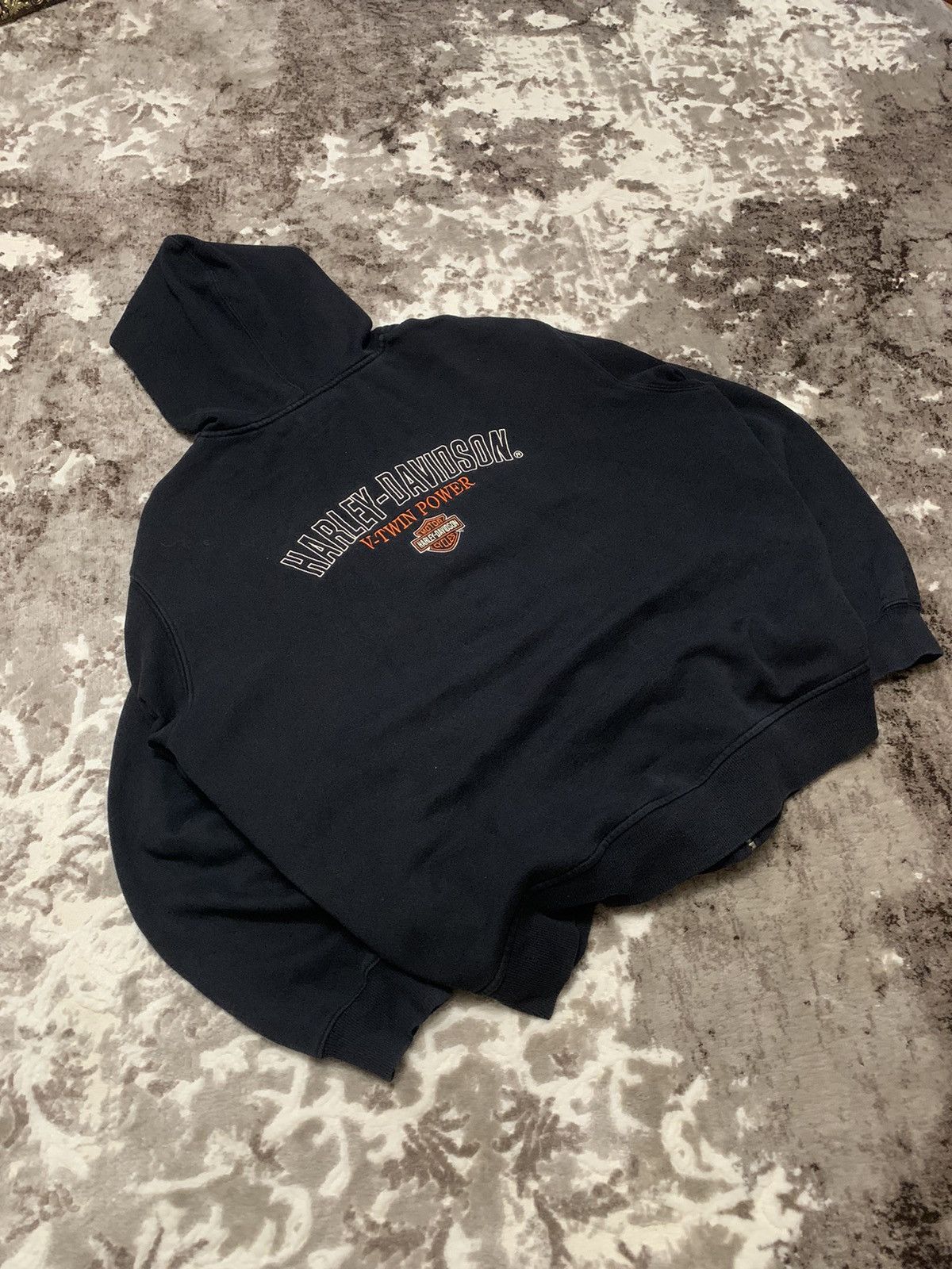 Harley Davidson Vintage Harley Davidson Oversized hoodies Size US XL / EU 56 / 4 - 2 Thumbnail