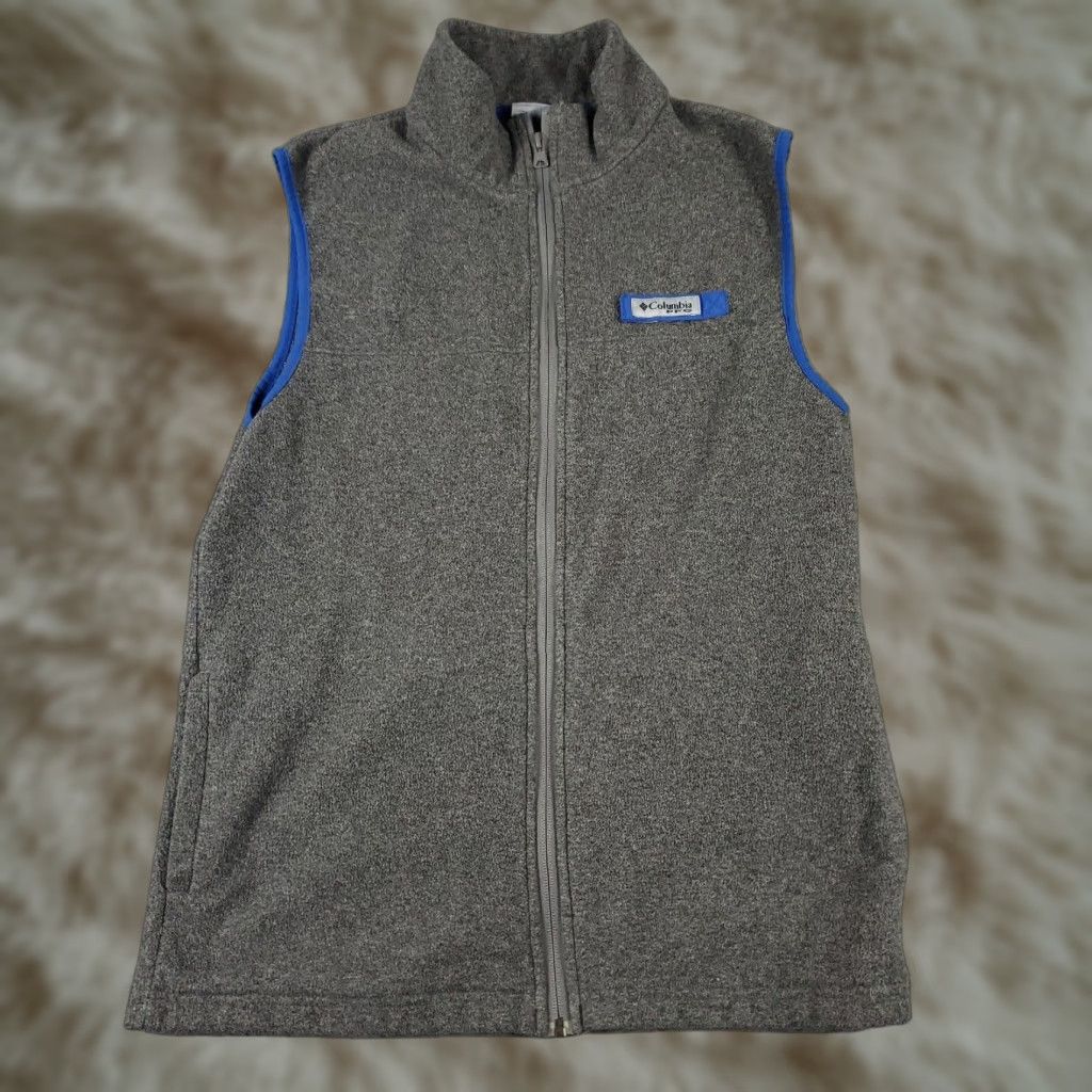 Vintage Columbia Vest Mens Small Gray Fleece Full Zip Sweater Casual Modern Logo Size US S / EU 44-46 / 1 - 1 Thumbnail