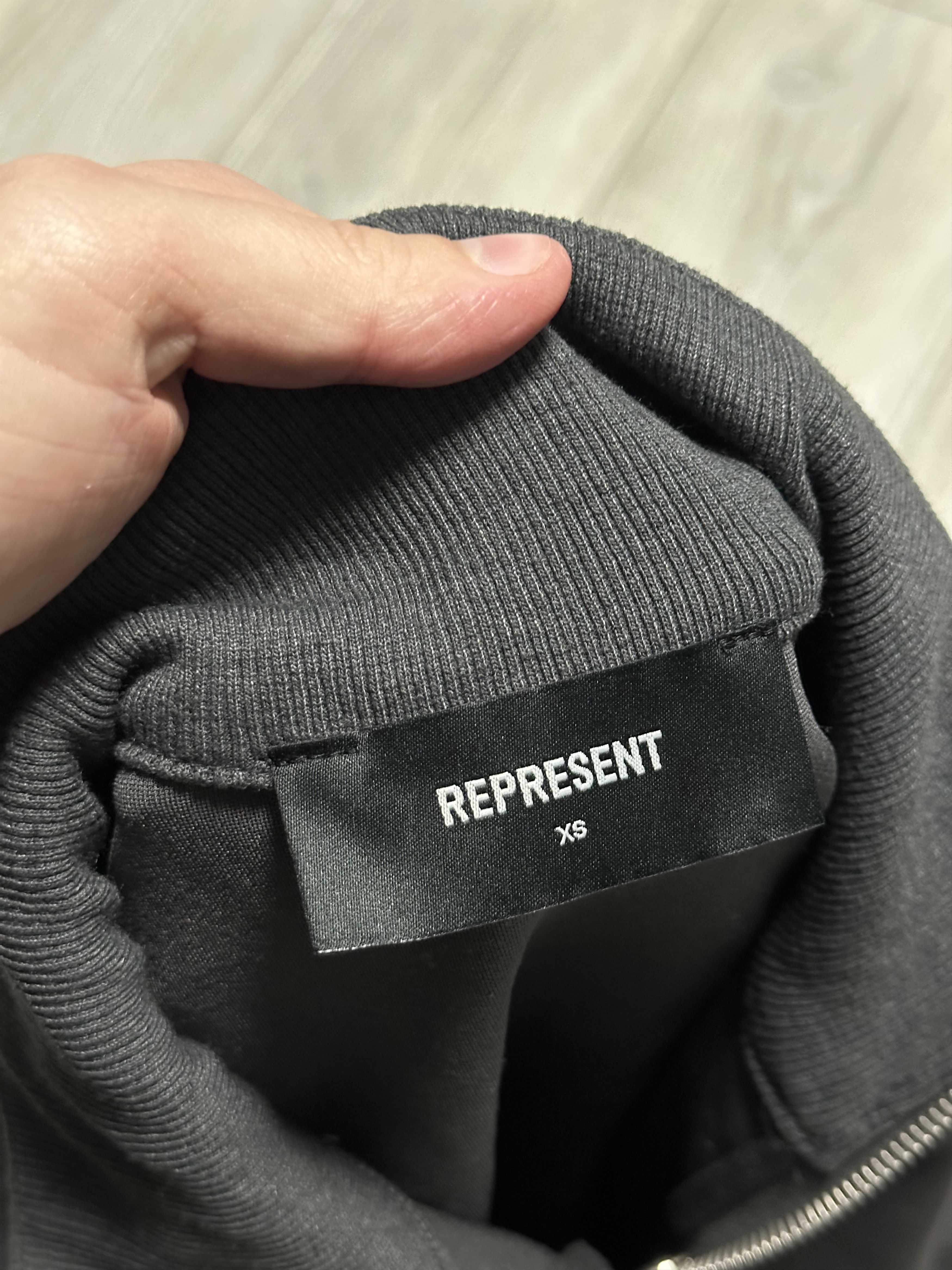 Represent Clo. Represent Men's Initial Tracksuit Jacket Iron Grey Size XS Size US XS / EU 42 / 0 - 4 Thumbnail