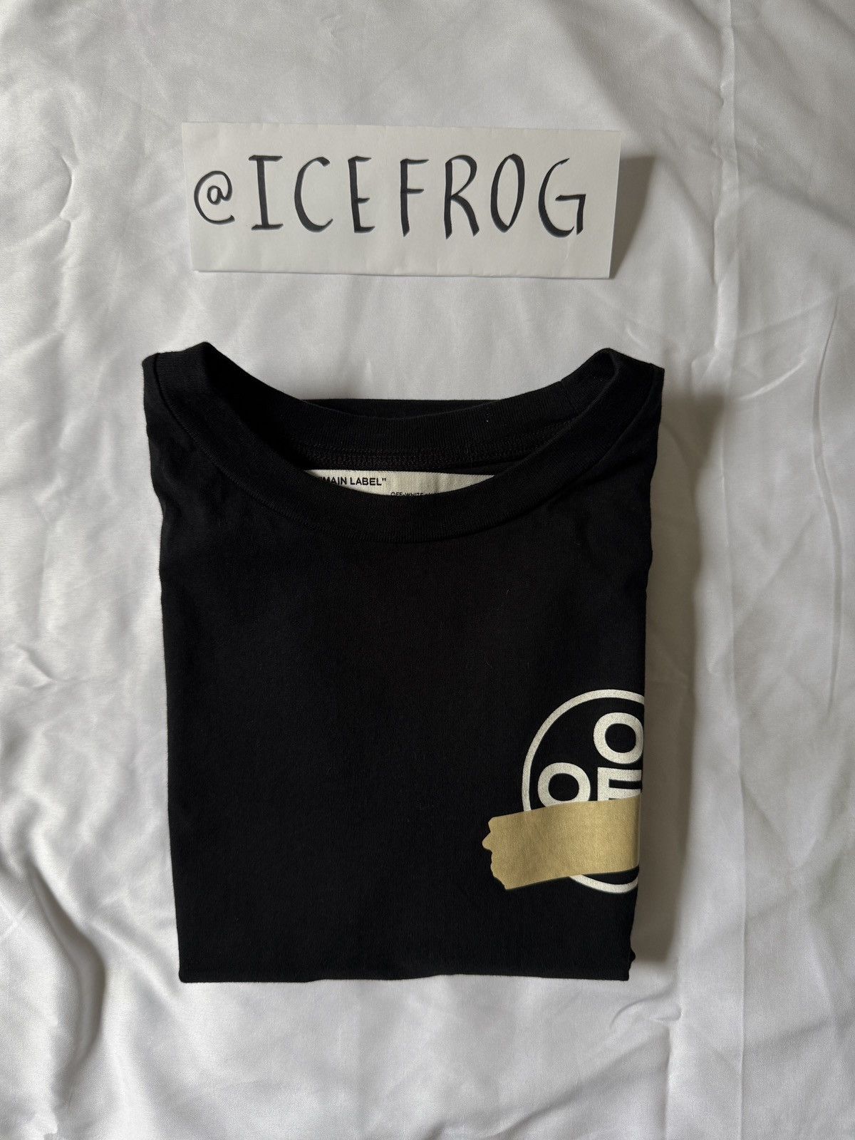 Off-White Authentic Off-White Tape Arrows T-shirt Black Size US XS / EU 42 / 0 - 9 Thumbnail