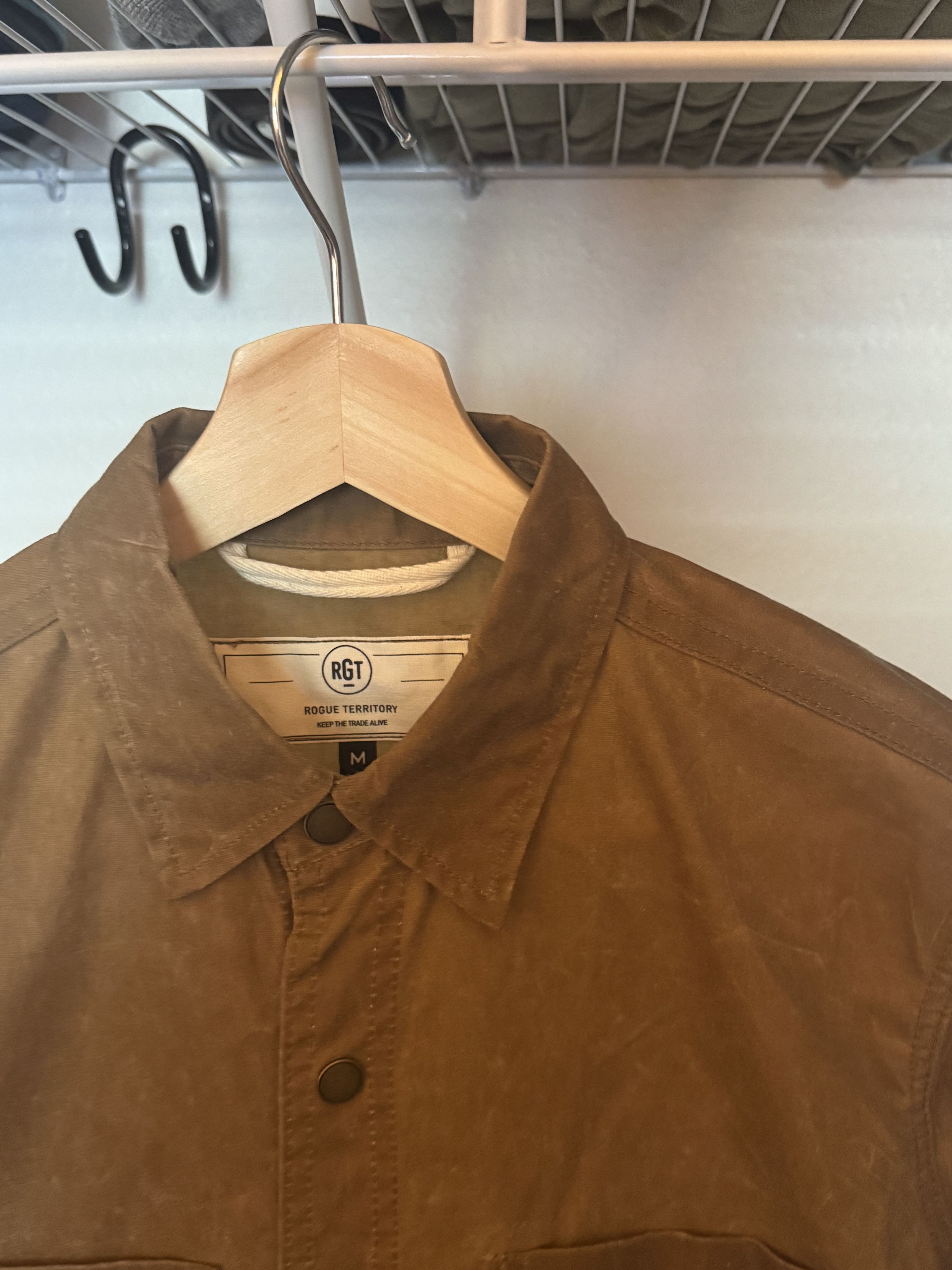 Rogue Territory Patrol Shirt Waxed - Tan Size US M / EU 48-50 / 2 - 3 Thumbnail