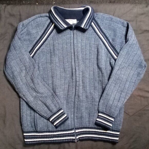 Vintage Vintage 70s Pebble Beach Sportswear Zipper Cardigan Sweater Size US XL / EU 56 / 4 - 2 Thumbnail