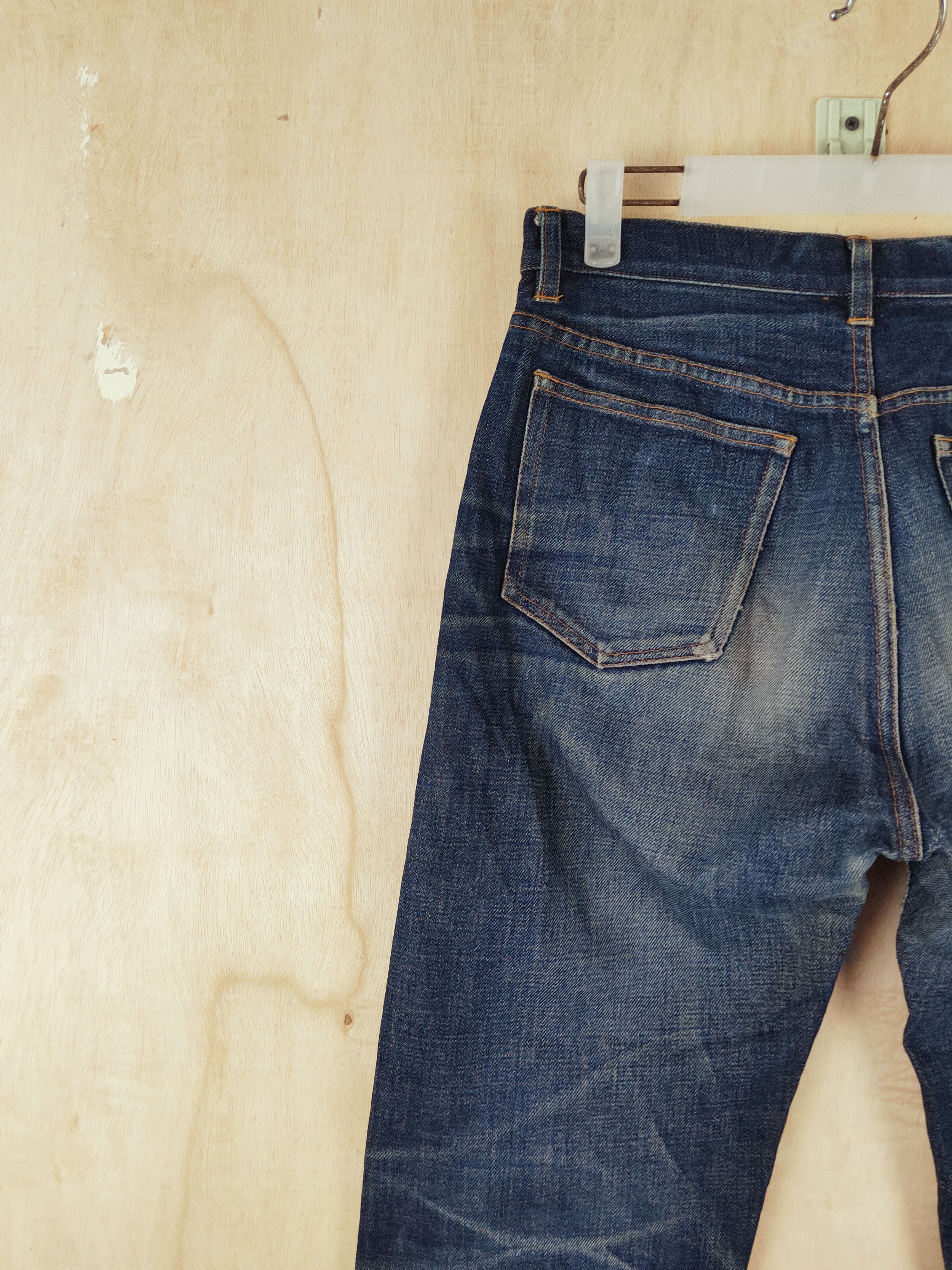 A.P.C. DL A.P.C Dark Blue Distressed Ripped Jeans #S2676 Size US 30 / EU 46 - 8 Thumbnail