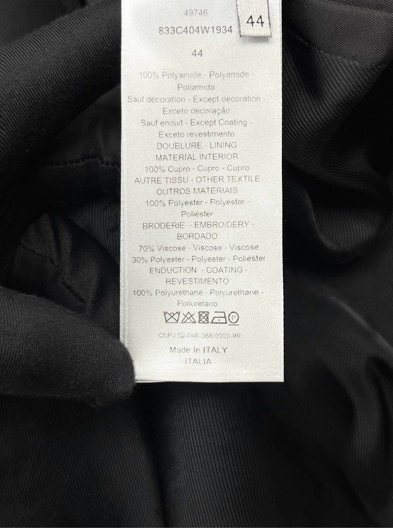 Dior Dior Black Nylon Jacket with Logo-2506 Size US M / EU 48-50 / 2 - 5 Thumbnail