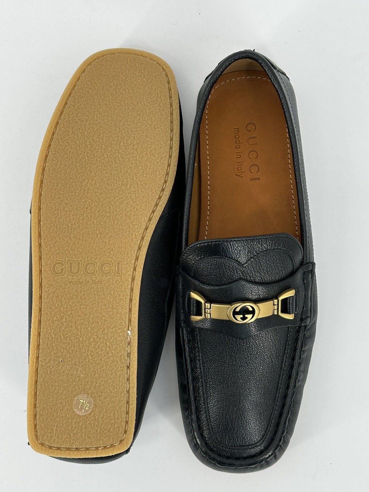 Gucci Size-EU-41,5/UK-7,5/US-8,5 New Gucci Men's Mokassins Size US 8.5 / EU 41-42 - 9 Thumbnail