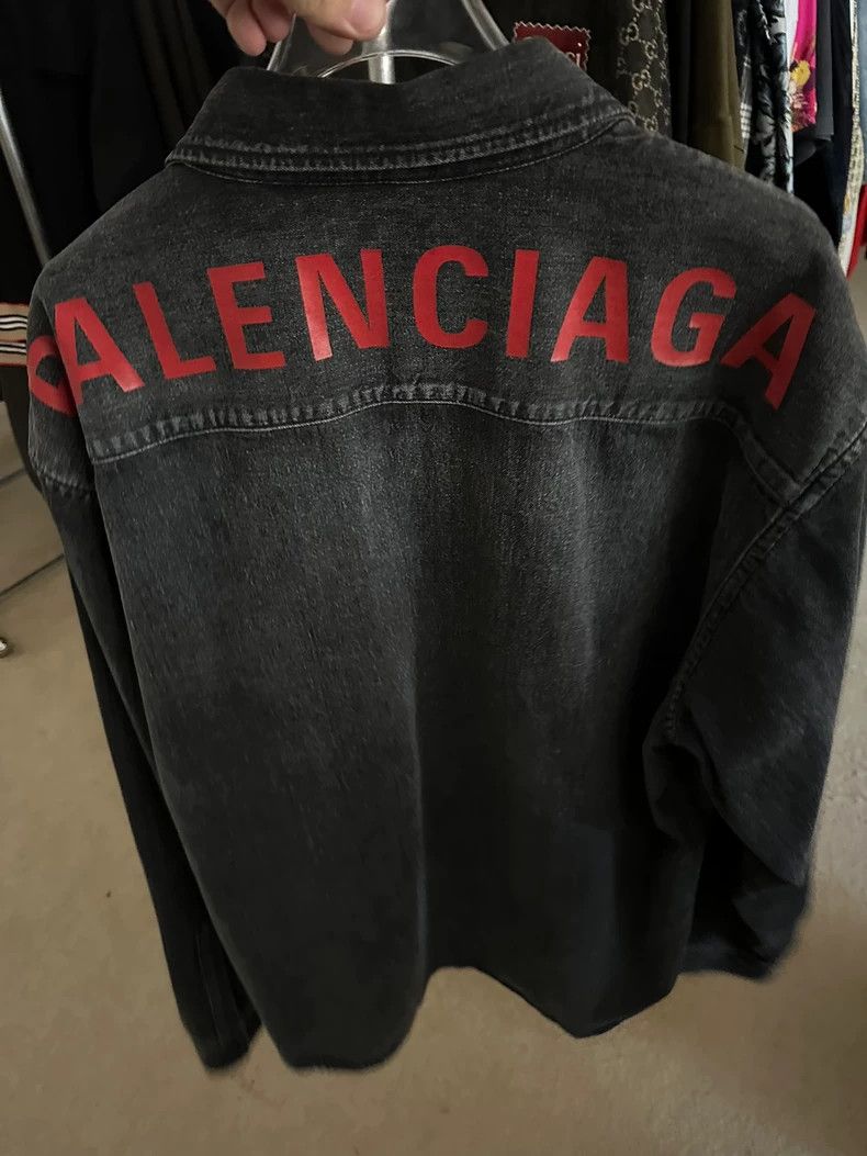 Balenciaga Balenciaga size 39 Black Denim Jacket Size US XS / EU 42 / 0 - 1 Thumbnail