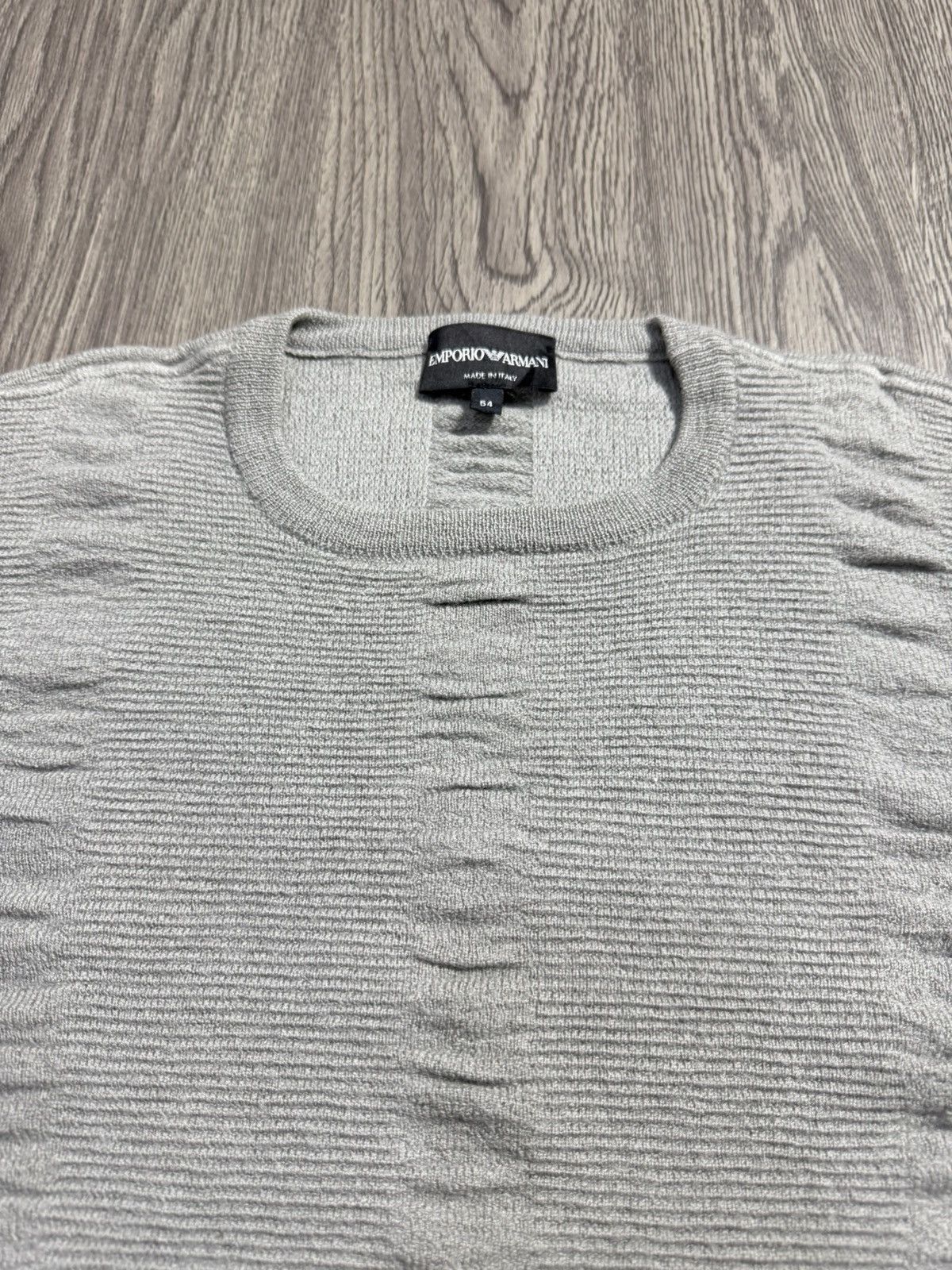 Emporio Armani 2000s Armani Wool Sweater Size US L / EU 52-54 / 3 - 2 Thumbnail