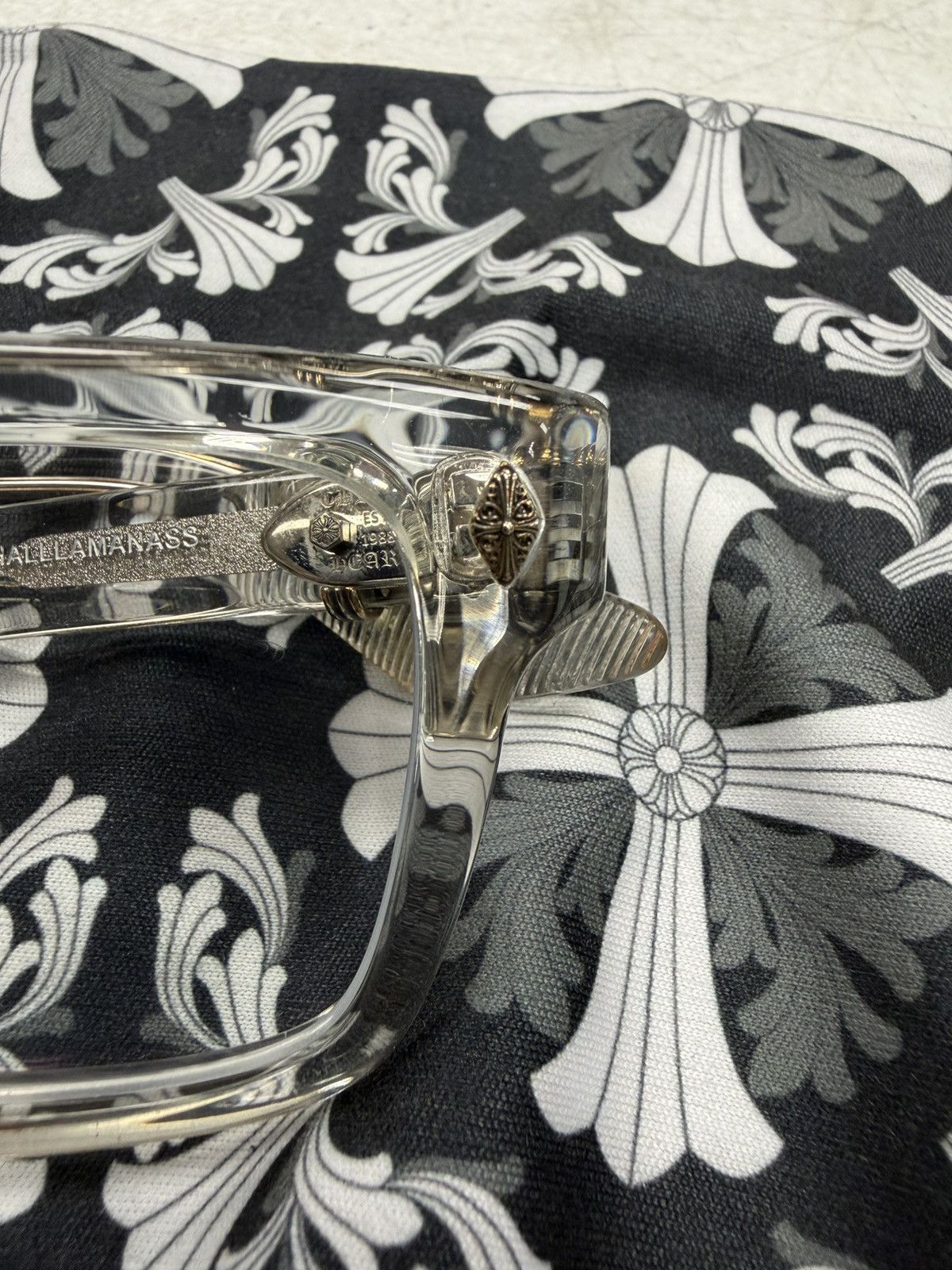 Chrome Hearts Chrome Hearts Clear Halllamanass Glasses Size ONE SIZE - 2 Thumbnail