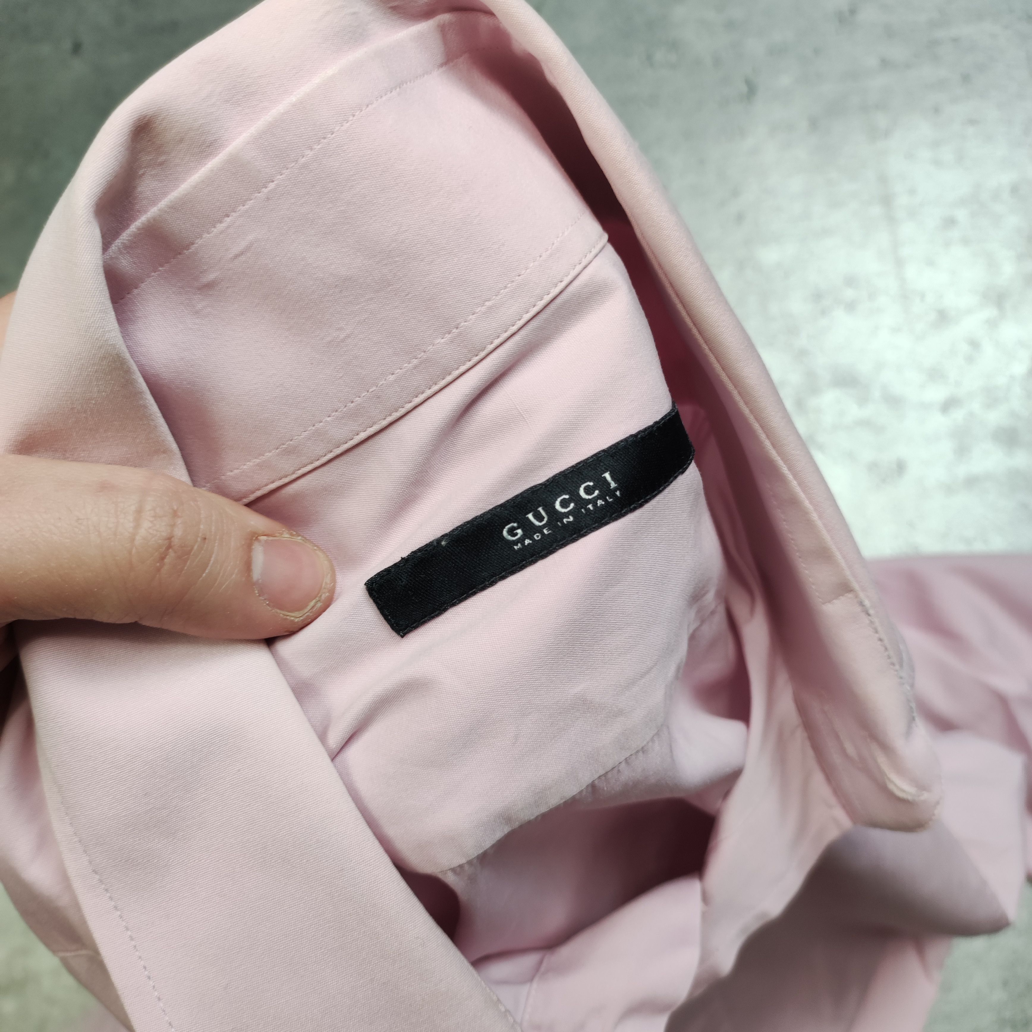 Gucci × Tom Ford RARE Gucci x Tom Ford Classic Slim Fit Light Pink Shirt Size US S / EU 44-46 / 1 - 7 Thumbnail
