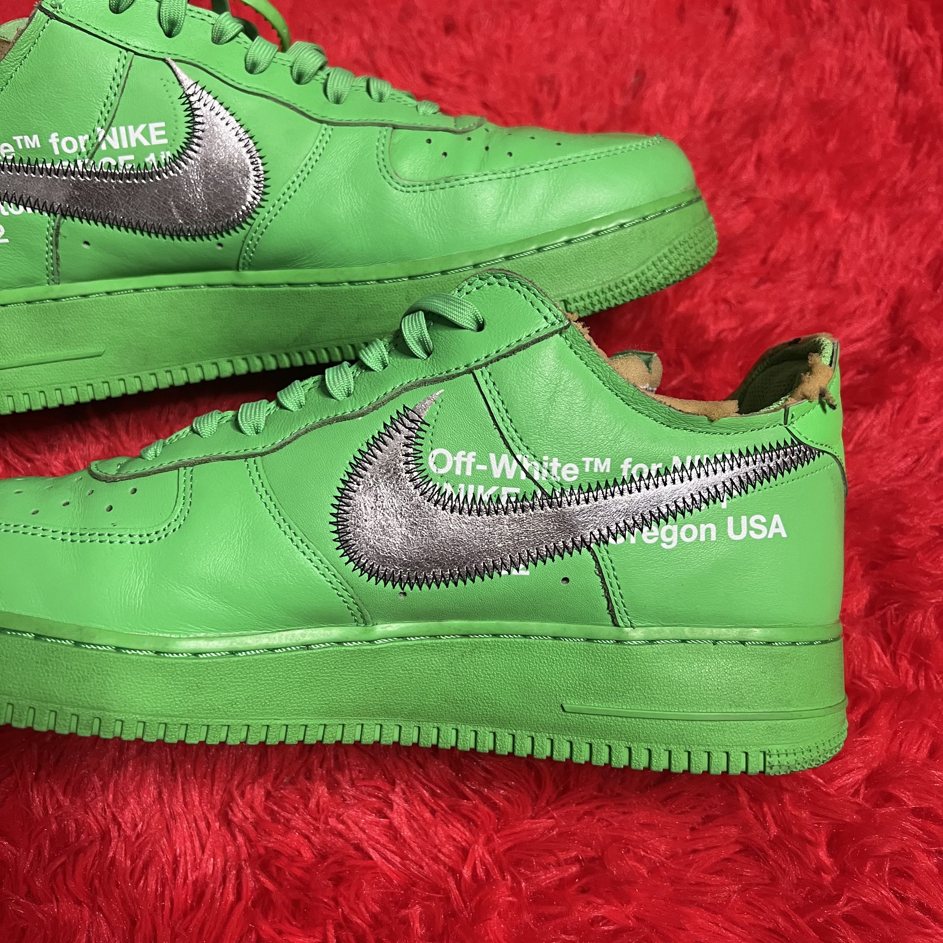 Nike × Off-White Nike Air Force 1 Low Off-White Brooklyn (2022) Size US 12.5 / EU 45-46 - 7 Thumbnail