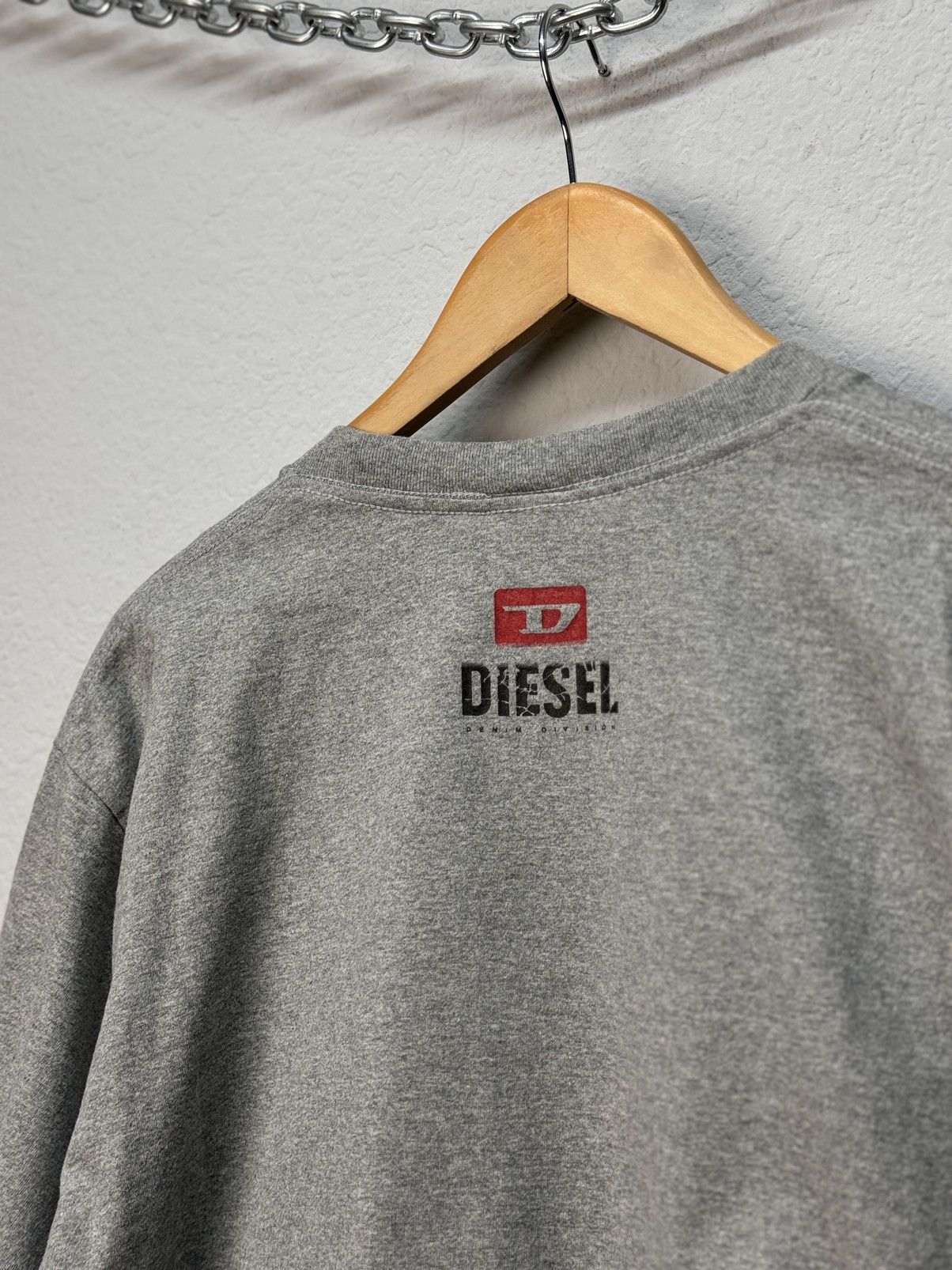 Diesel × Japanese Brand Vintage Y2K t-shirt Diesel tee STREETSTYLE Vig men's tee Size US L / EU 52-54 / 3 - 8 Thumbnail