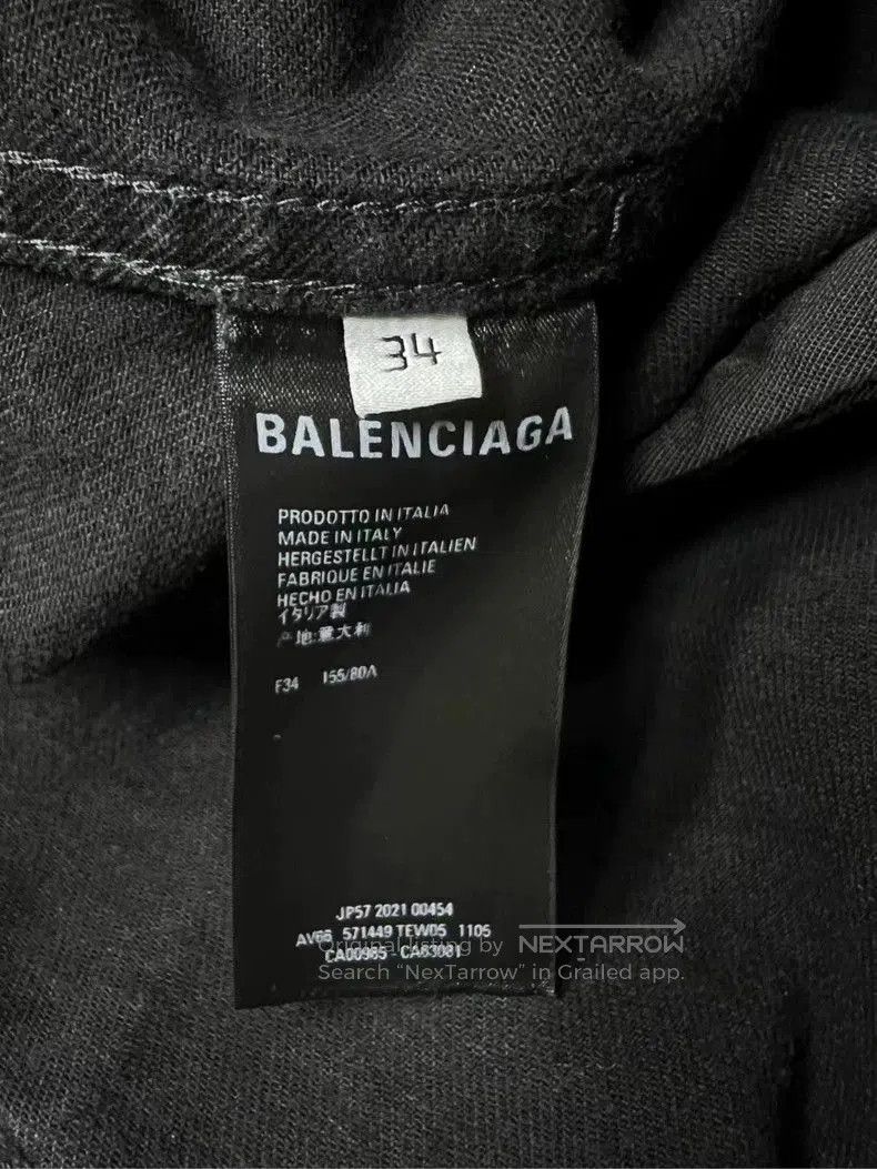 Other Balenciaga Crystal Logo Denim Jacket. Size US S / EU 44-46 / 1 - 5 Thumbnail