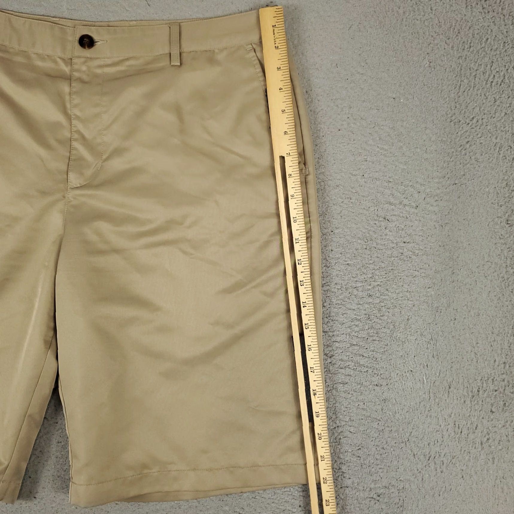 Adidas adidas Shorts Mens Size 36 Beige Golf Casual Slash Pockets Flat Front Chino Size US 36 / EU 52 - 5 Thumbnail