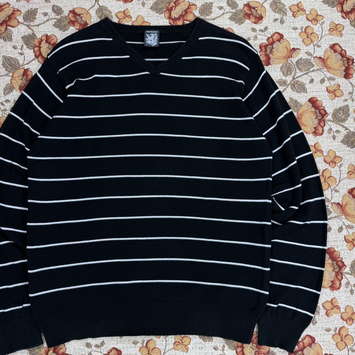 Other Archive V-neck Stripped Knit avant garde grunge old money Size US L / EU 52-54 / 3 - 8 Thumbnail