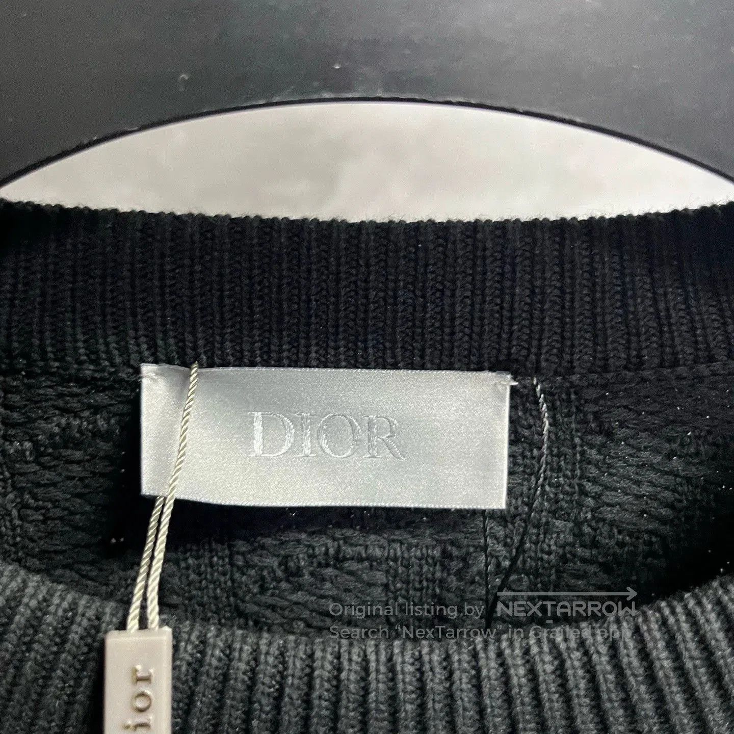 Dior dior black knit crew neck sweater. Size US XXL / EU 58 / 5 - 2 Thumbnail