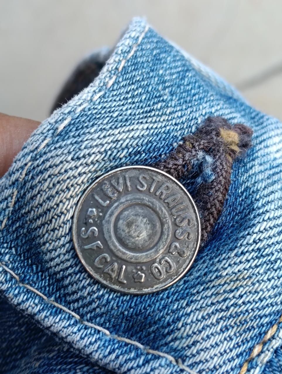 Levi's Distressed Levi's 501 big E selvedge made in Japan. Size US 34 / EU 50 - 7 Thumbnail