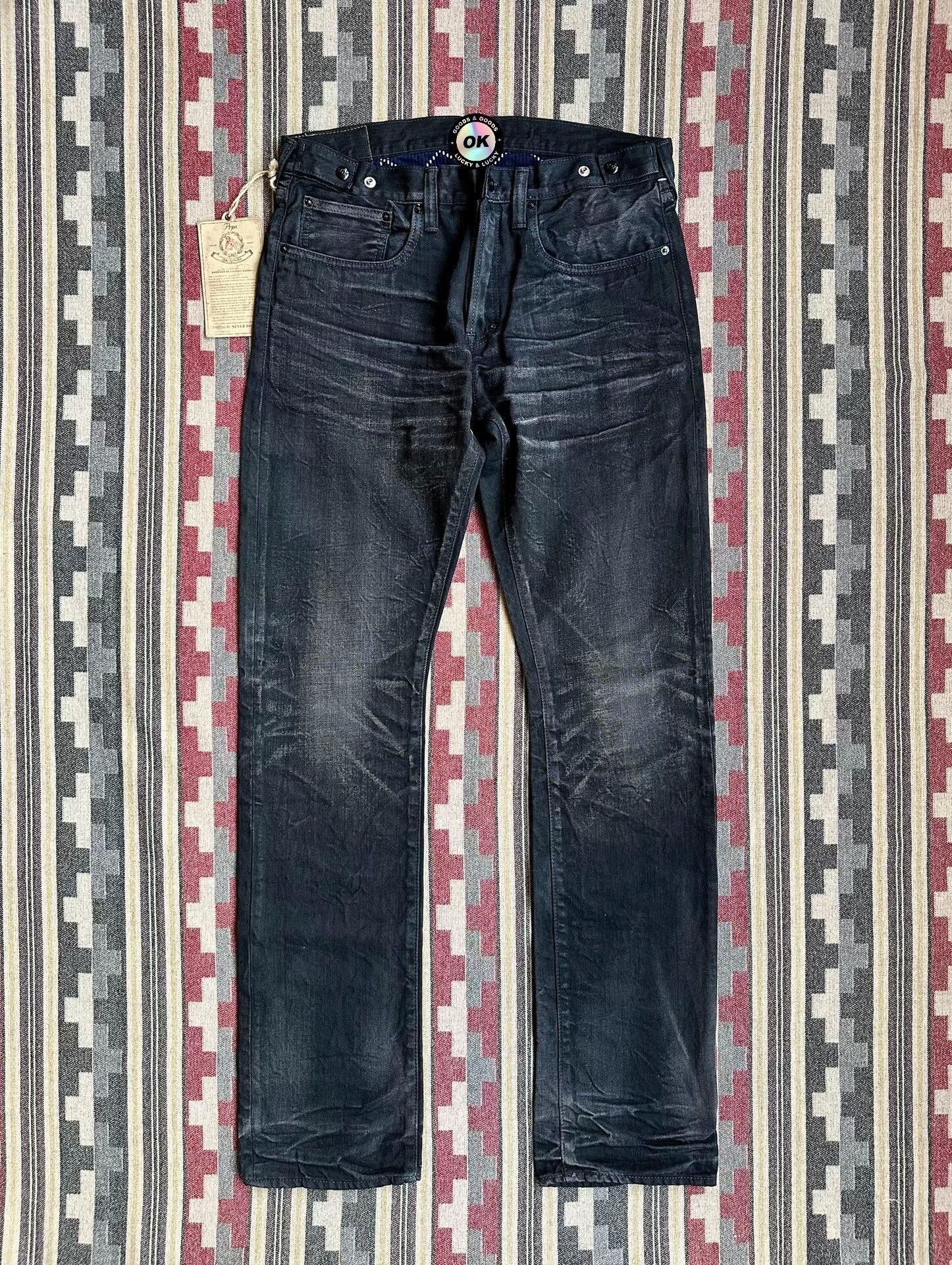 Prps vintage black wash denim jeans for men Size US 34 / EU 50 - 1 Thumbnail