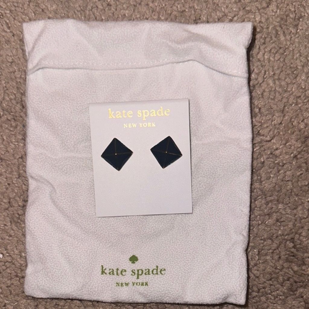 Kate Spade Kate Spade navy blue and 14k gold filled earrings Size ONE SIZE - 3 Thumbnail