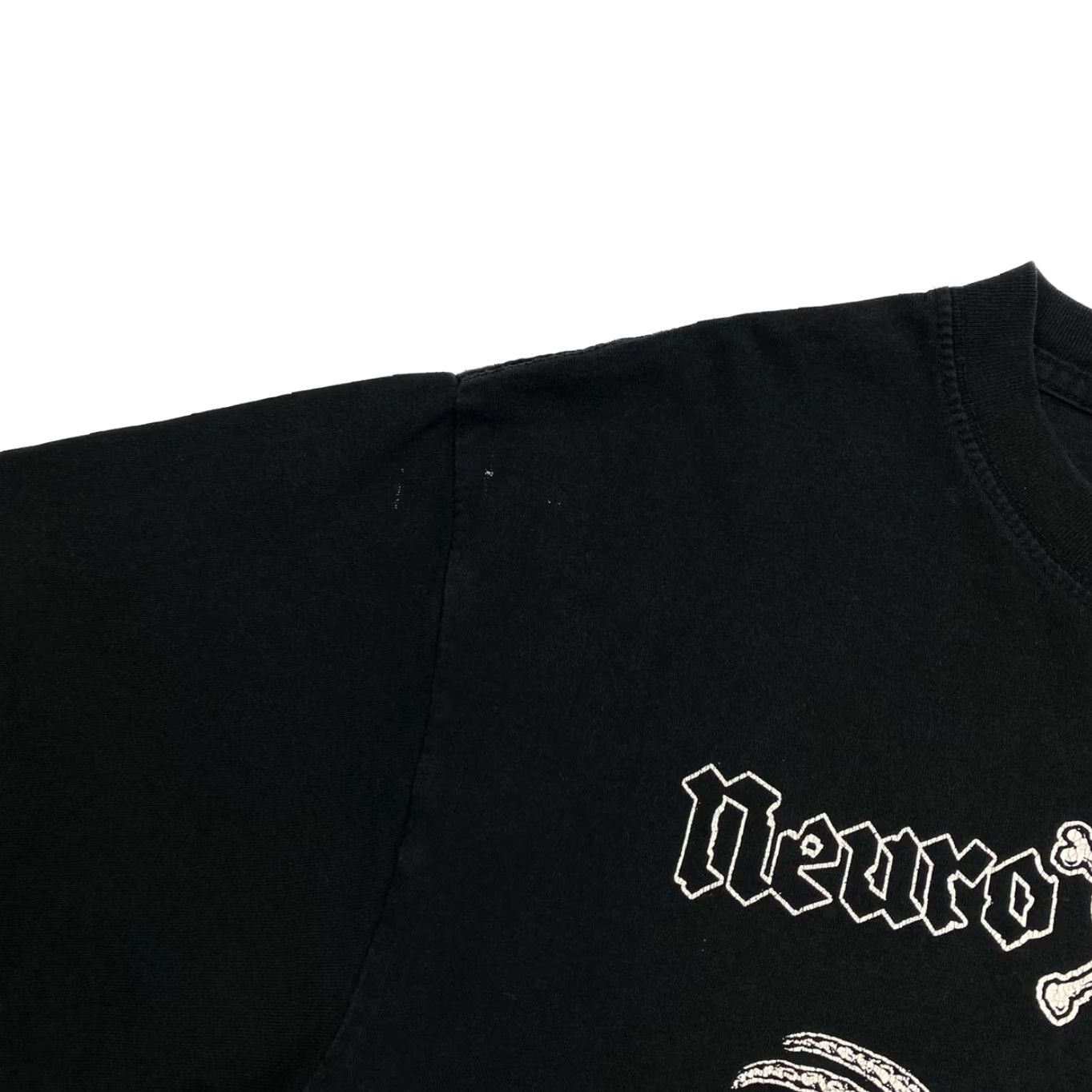 Vintage Neuropathia “Bubba Luciferi” Goregrind Death Metal Band Distressed T-Shirt S M Black Graphic Print Men Shirts Womens? Size US M / EU 48-50 / 2 - 3 Thumbnail