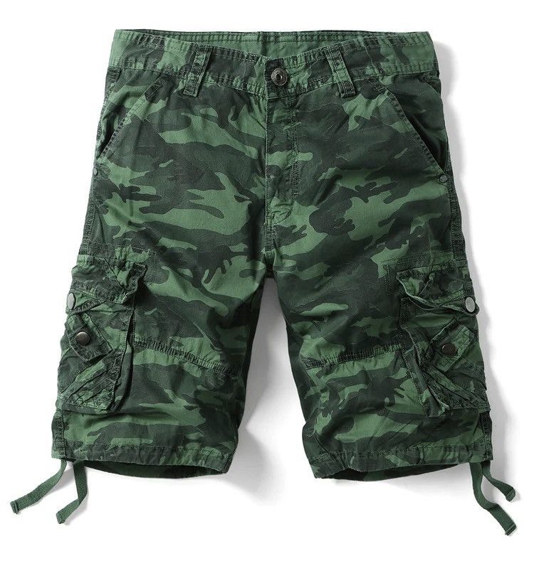 Japanese Brand Camouflage Cargo Shorts Size US 32 / EU 48 - 1 Thumbnail
