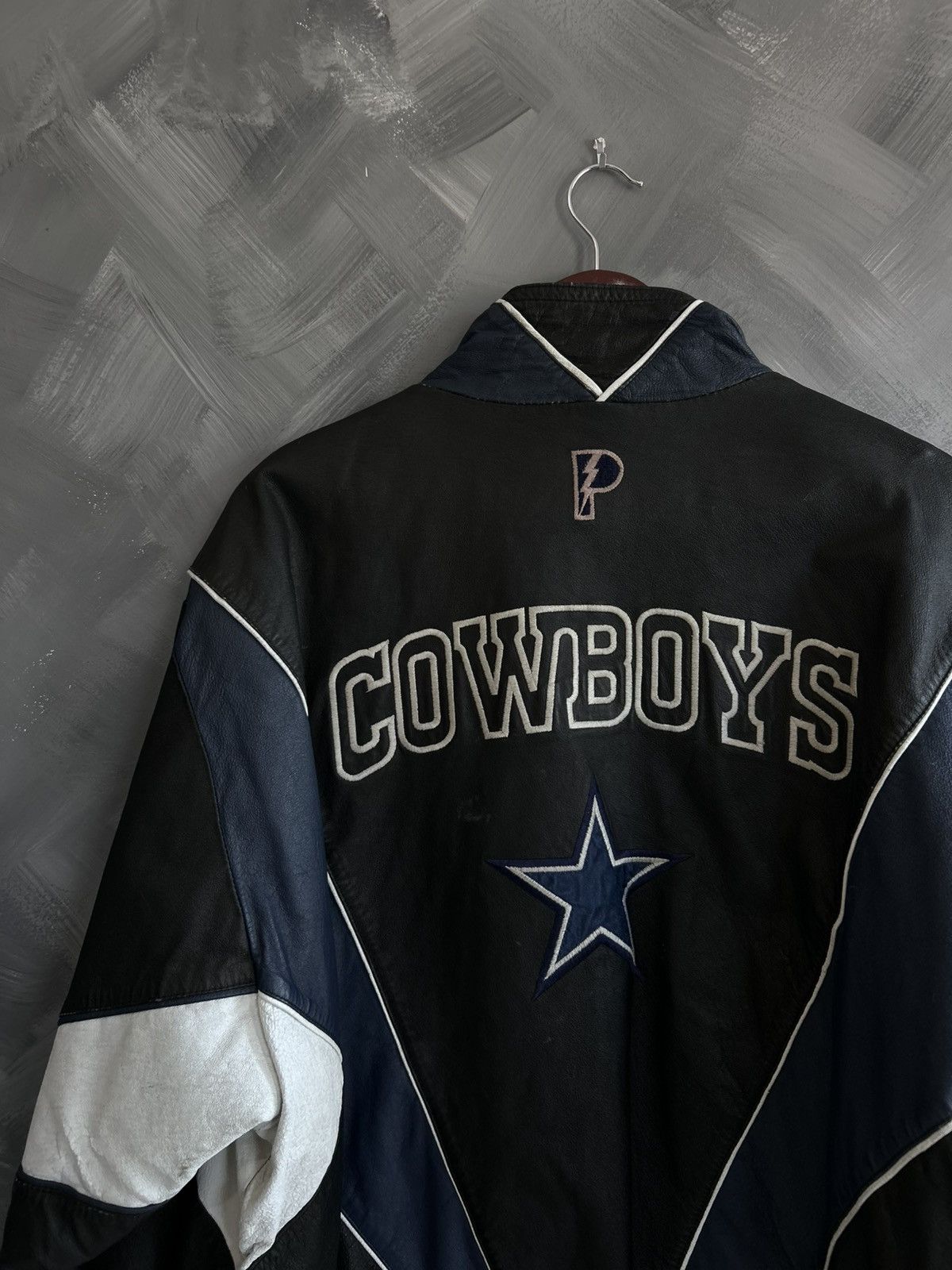 Pro Player Vntg Super Rare Plo Player Daniel Young Cowboys Leather Size US XL / EU 56 / 4 - 4 Thumbnail