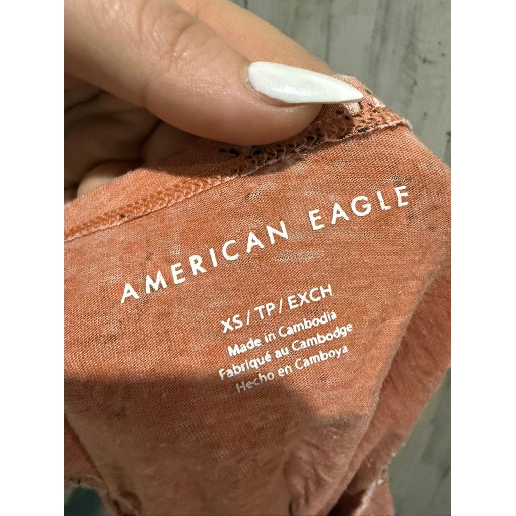 American Eagle Outfitters American Eagle Outfitters Tank Top Womens XS Peach Floral Size XS / US 0-2 / IT 36-38 - 6 Thumbnail
