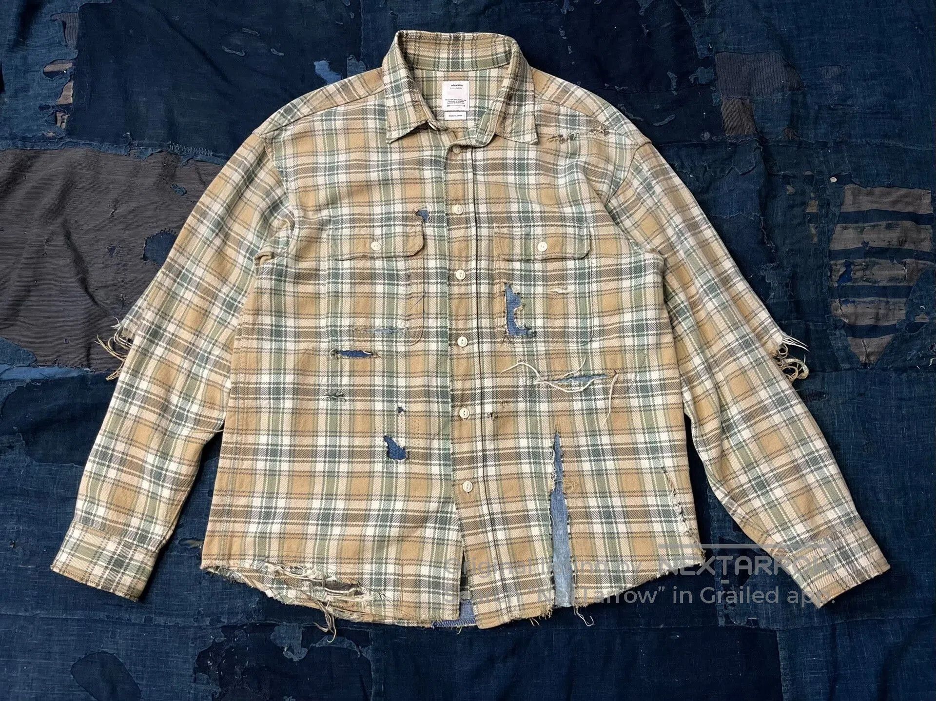 Visvim VISVIM 20SS Lumber Shirt Crash Beige. Size US M / EU 48-50 / 2 - 1 Thumbnail