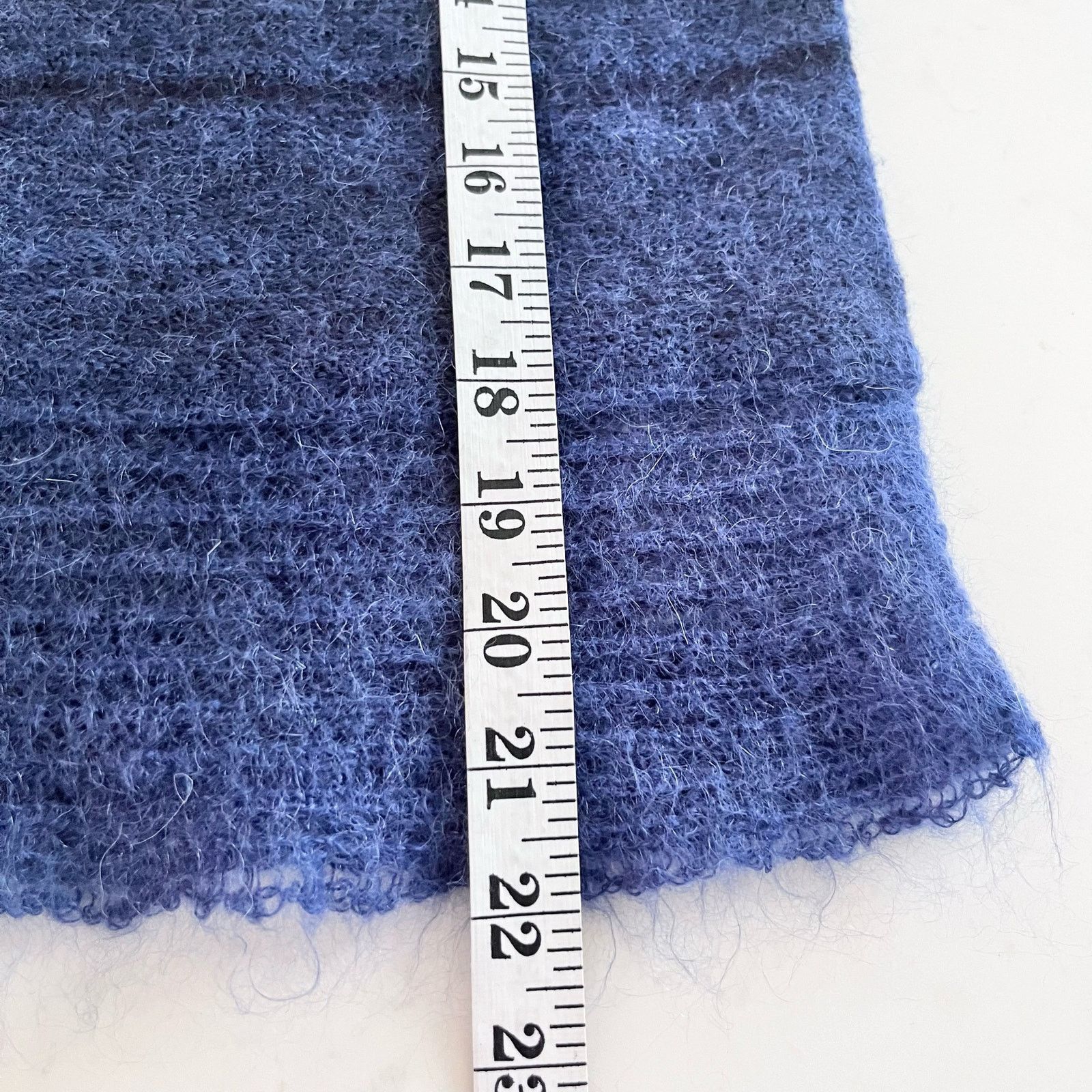 Rebecca Taylor Rebecca Taylor Knit Cowl Neck Fringe‎ Hem Blue Sweater Size S / US 4 / IT 40 - 8 Thumbnail