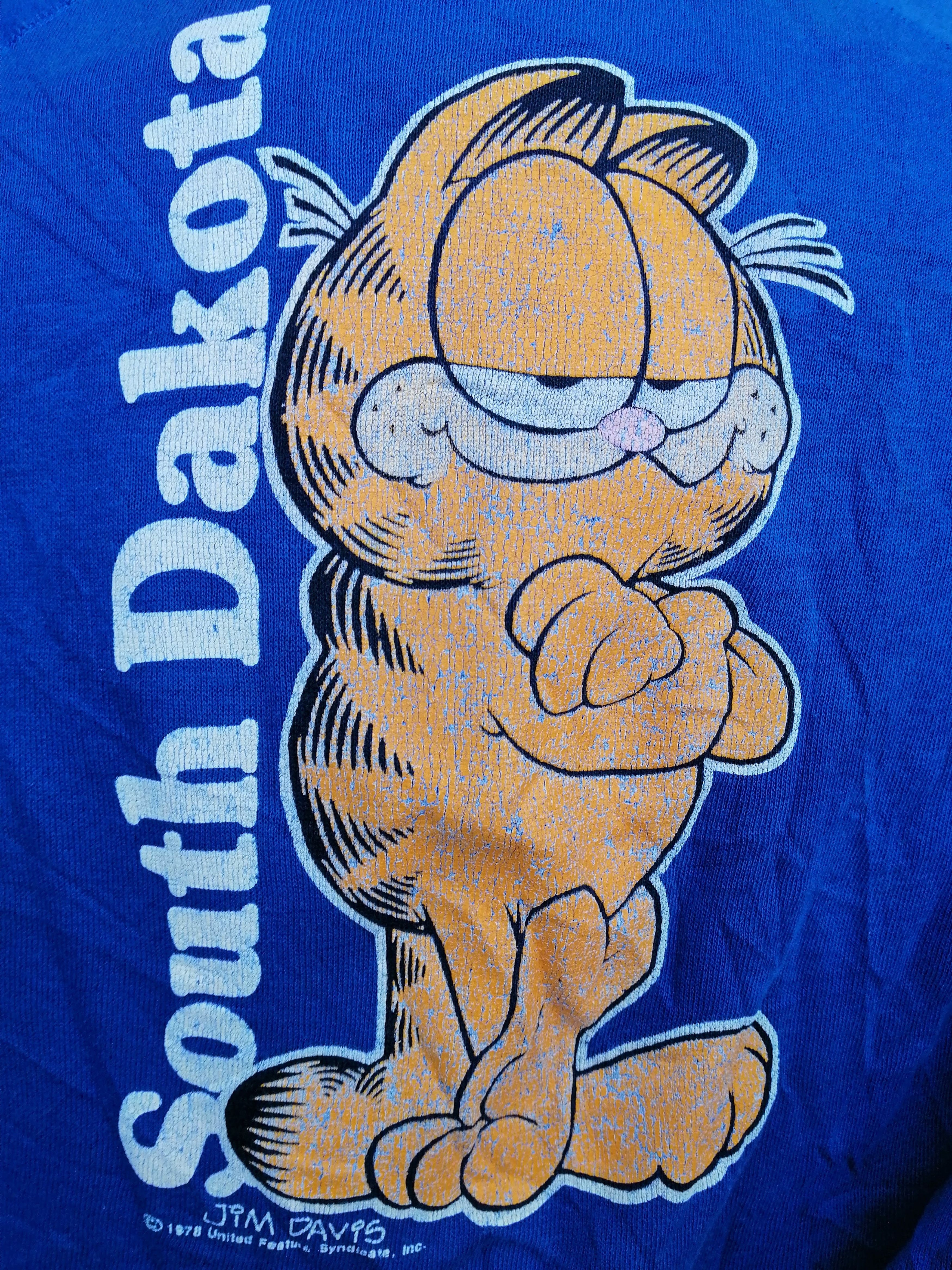 Velva Sheen 70s Rare Garfield South Dakota Vintage Sweater 22.5/25 Size US L / EU 52-54 / 3 - 2 Thumbnail