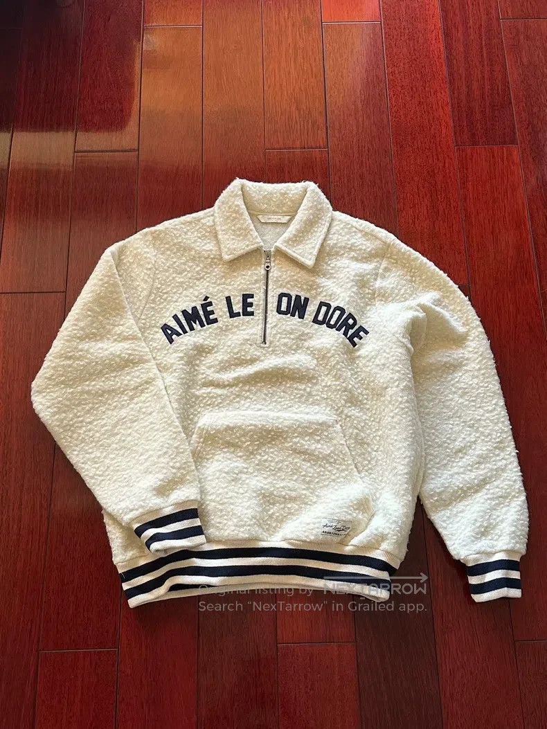 Aime Leon Dore Aime Leon Dore Wool Half-Zip Knit Sweater Size US L / EU 52-54 / 3 - 1 Thumbnail